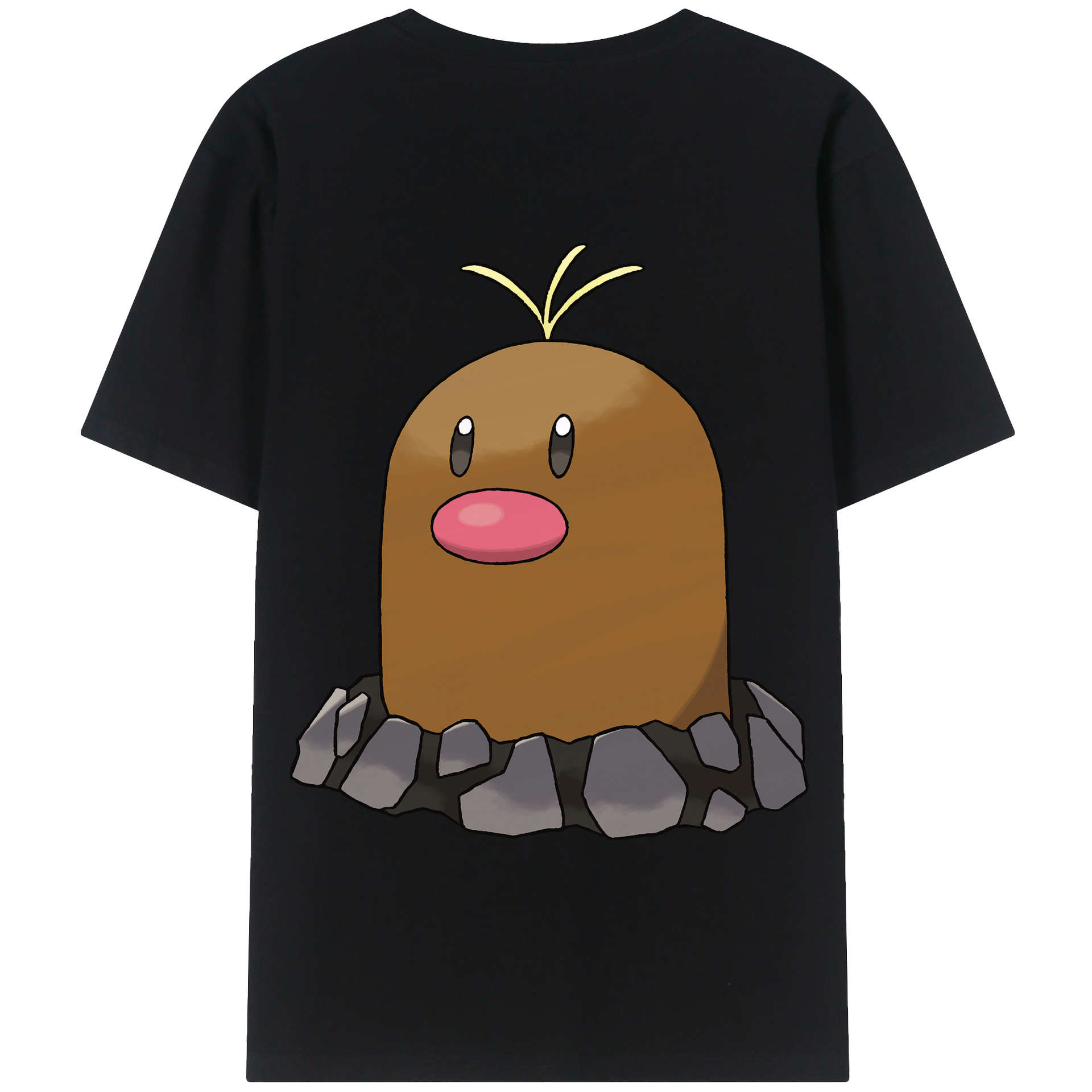 （画像用） ポケットモンスター Pokémon 綿100％半袖Tシャツ（背面プリント）