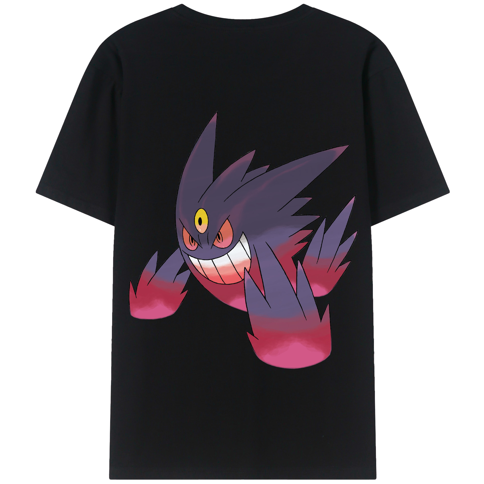 （画像用） ポケットモンスター Pokémon 綿100％半袖Tシャツ（背面プリント）