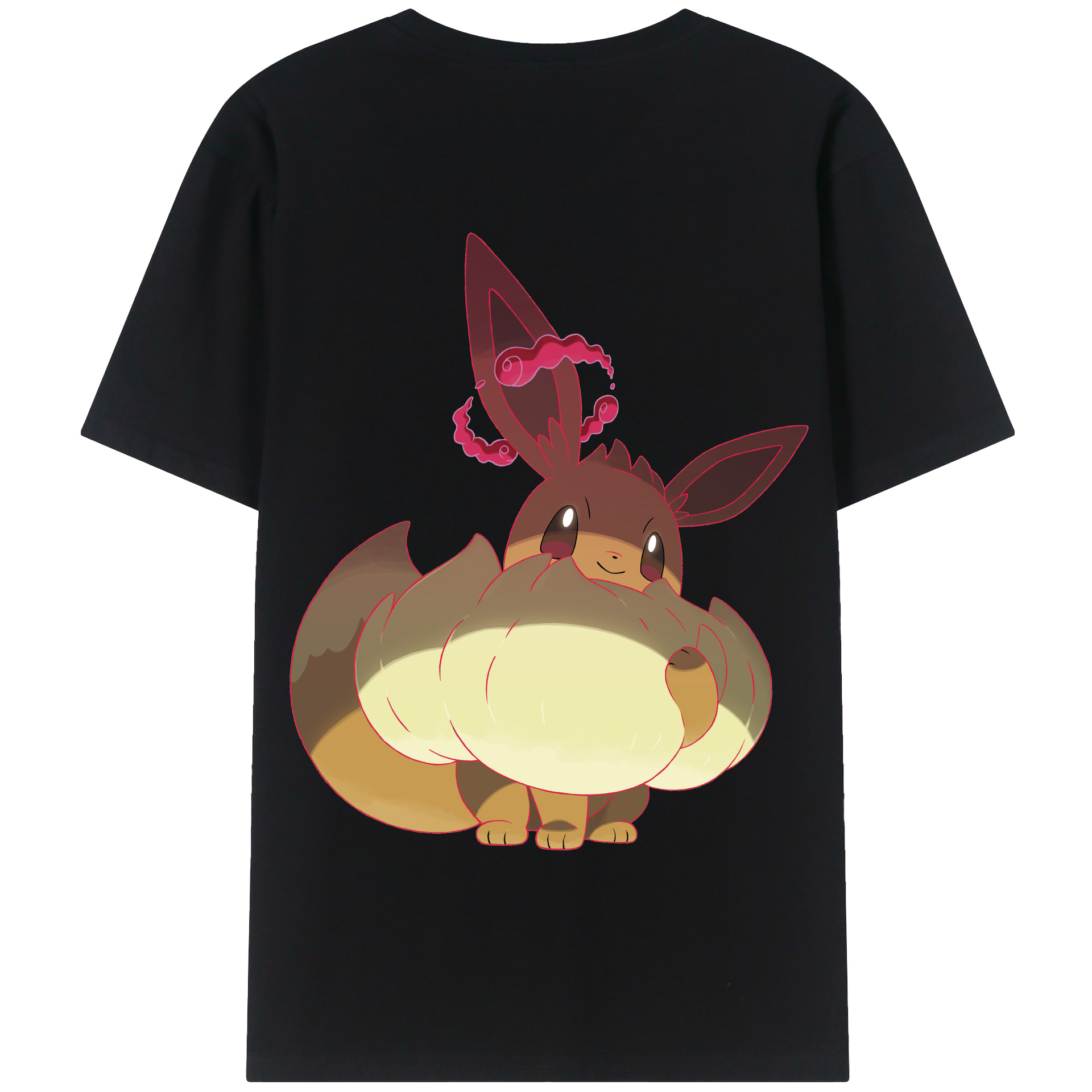 （画像用） ポケットモンスター Pokémon 綿100％半袖Tシャツ（背面プリント）