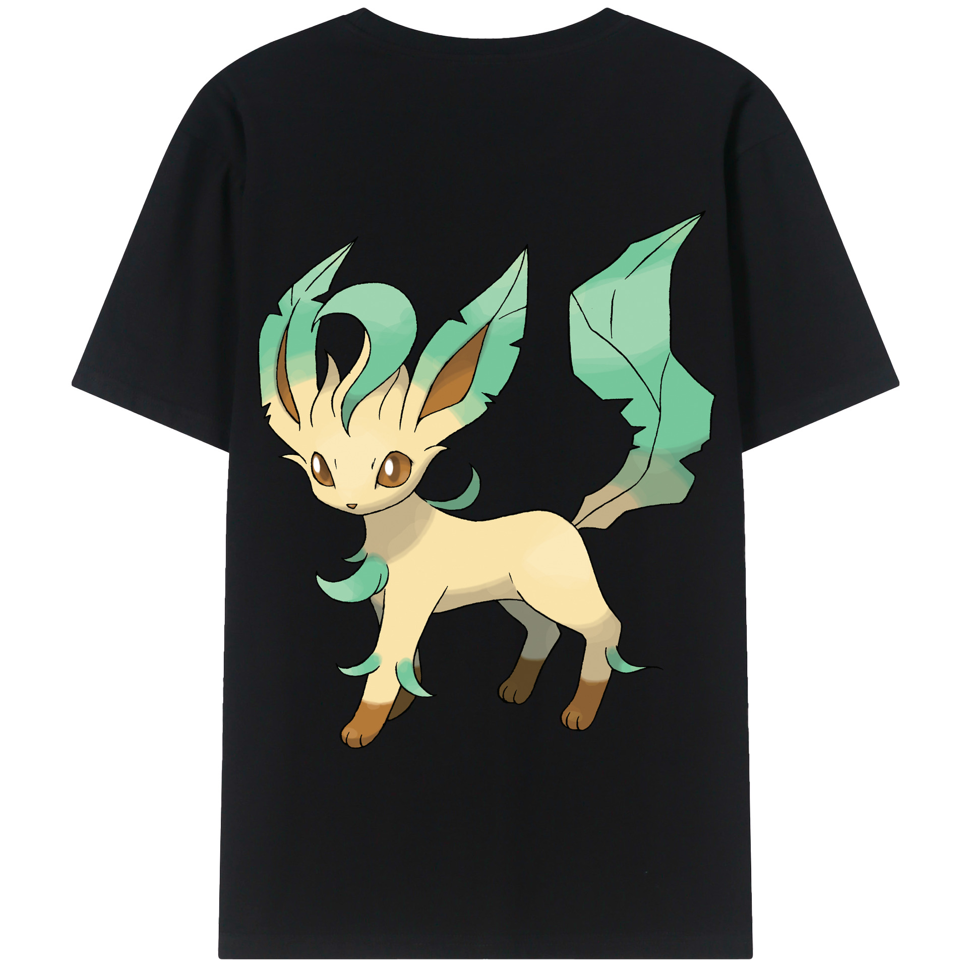 （画像用） ポケットモンスター Pokémon 綿100％半袖Tシャツ（背面プリント）