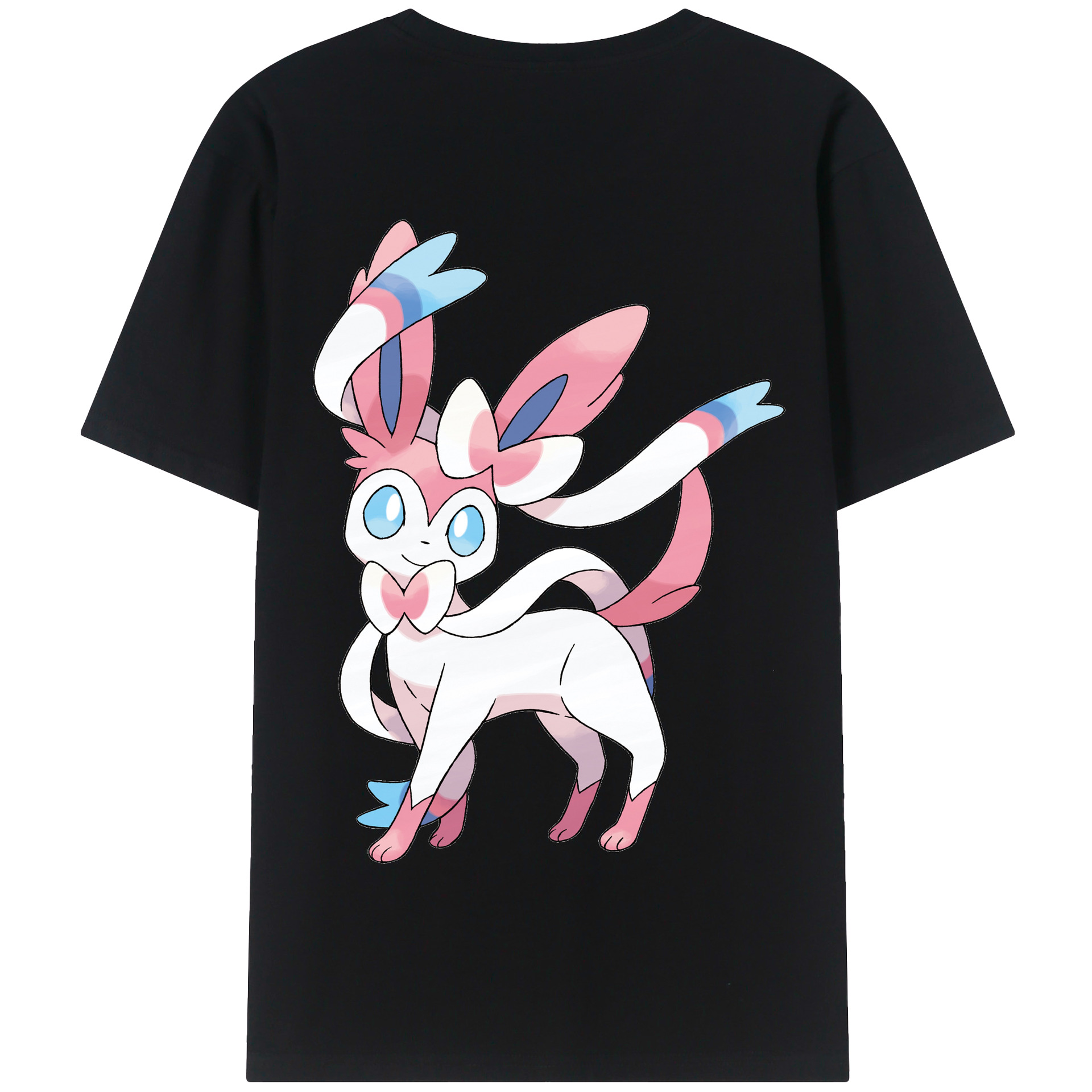 （画像用） ポケットモンスター Pokémon 綿100％半袖Tシャツ（背面プリント）