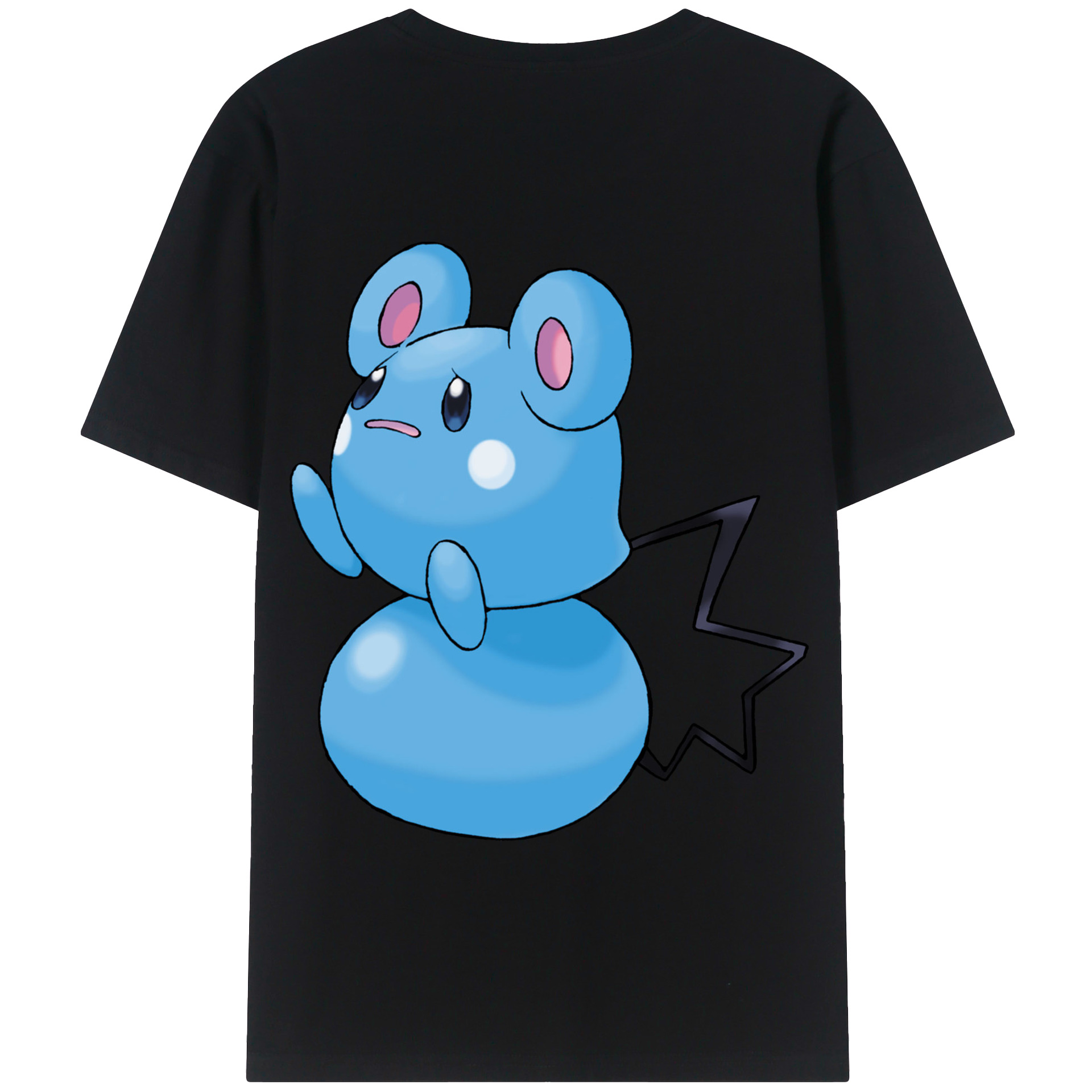 （画像用） ポケットモンスター Pokémon 綿100％半袖Tシャツ（背面プリント）