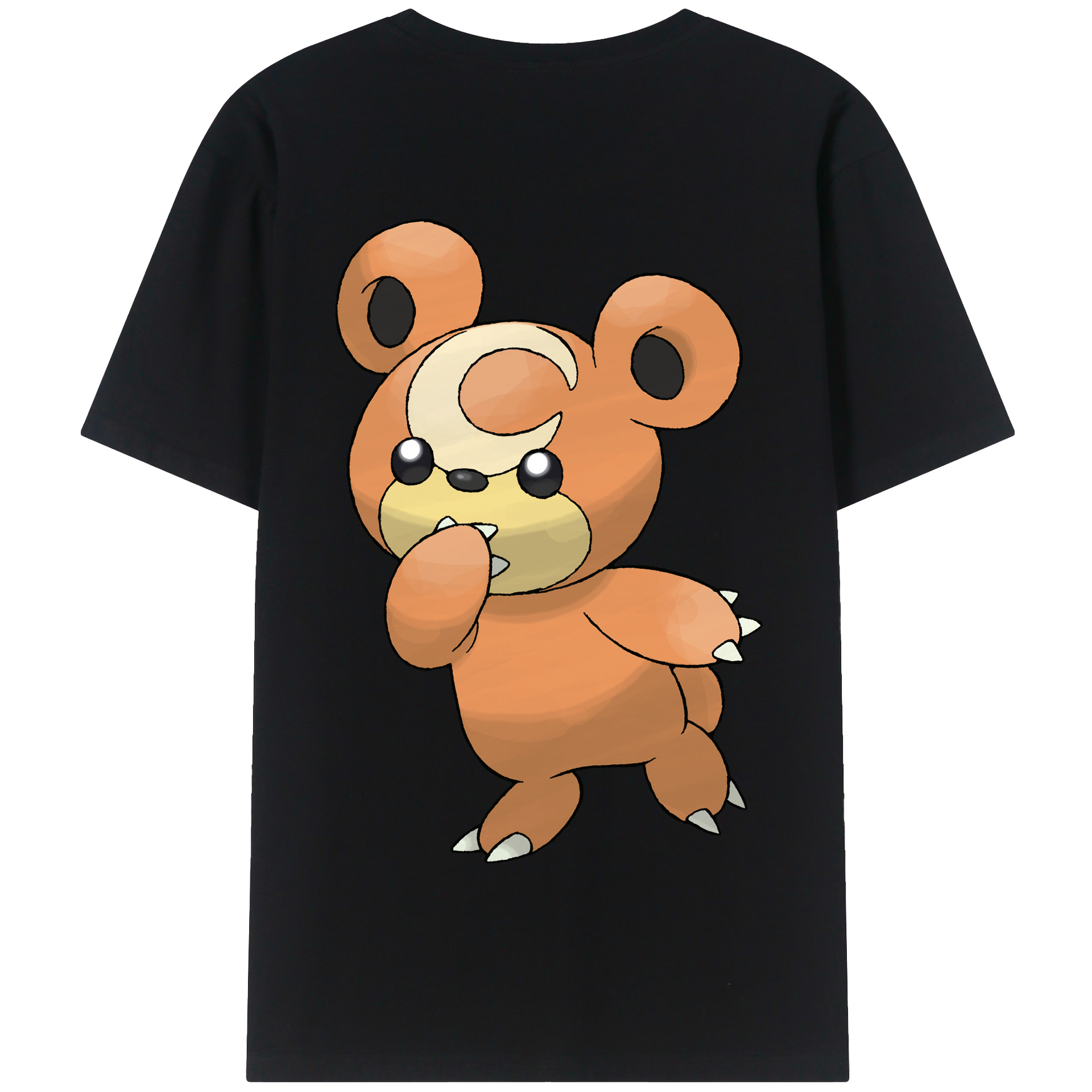 （画像用） ポケットモンスター Pokémon 綿100％半袖Tシャツ（背面プリント）