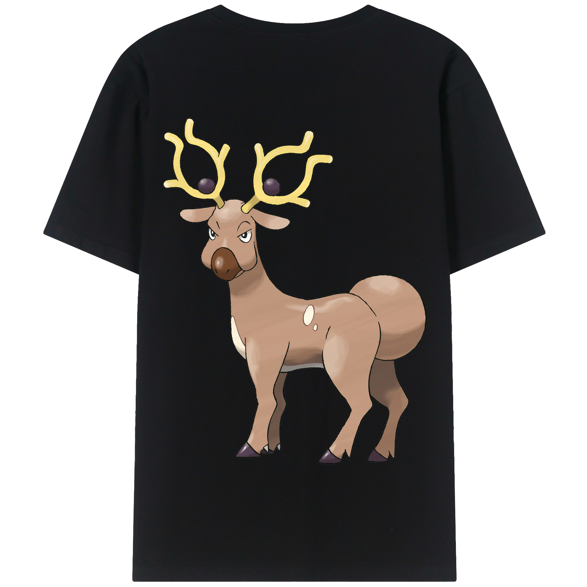 （画像用） ポケットモンスター Pokémon 綿100％半袖Tシャツ（背面プリント）