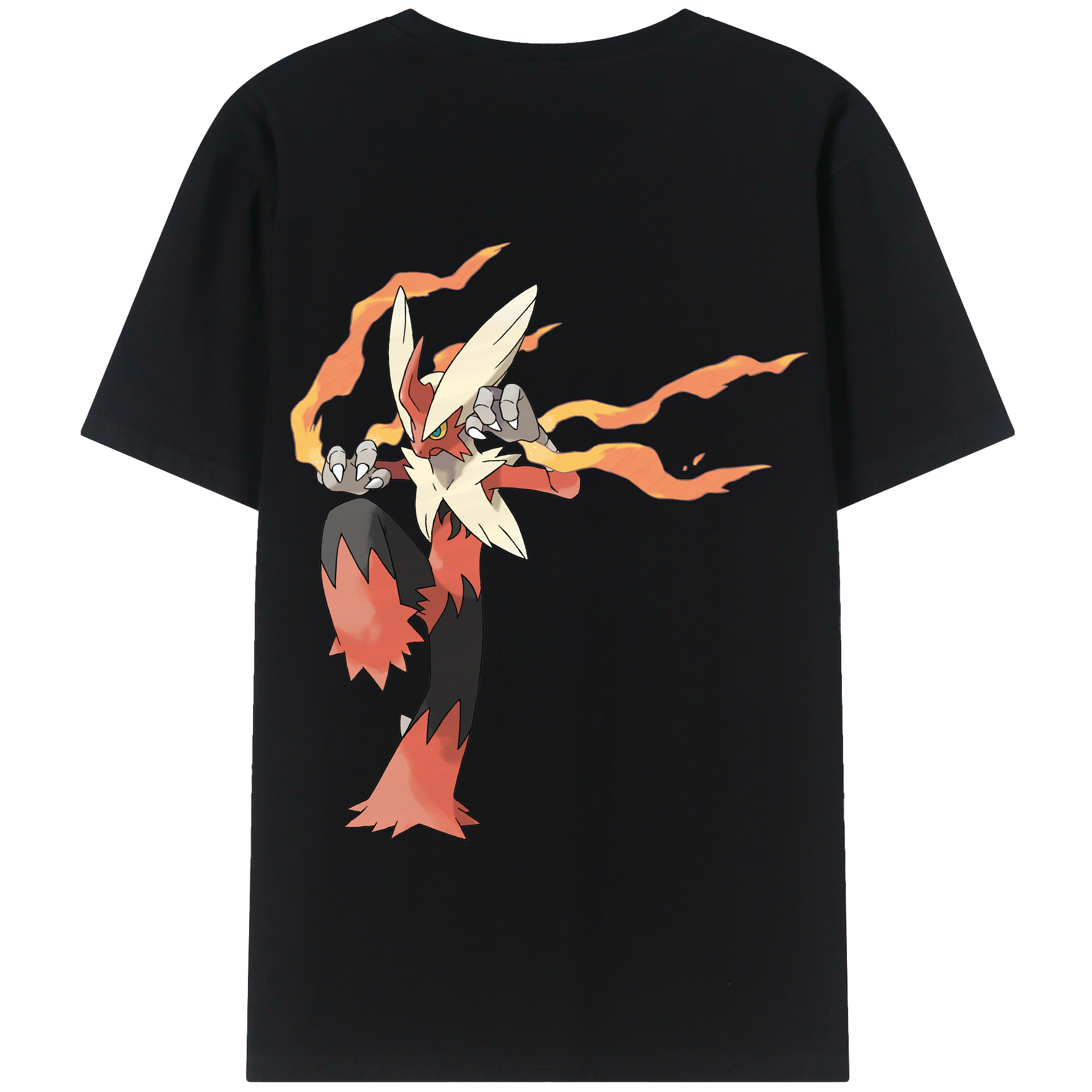 （画像用） ポケットモンスター Pokémon 綿100％半袖Tシャツ（背面プリント）