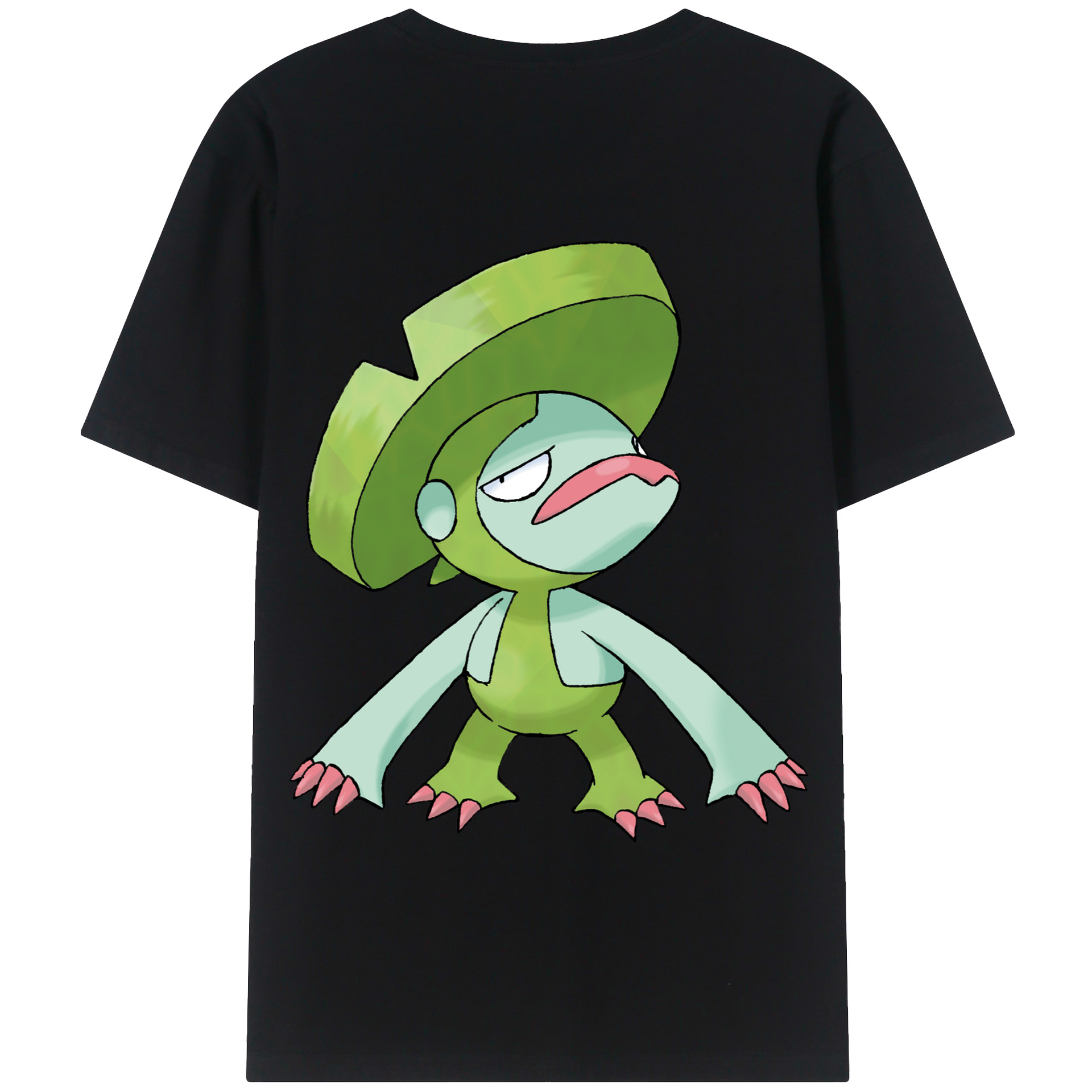 （画像用） ポケットモンスター Pokémon 綿100％半袖Tシャツ（背面プリント）