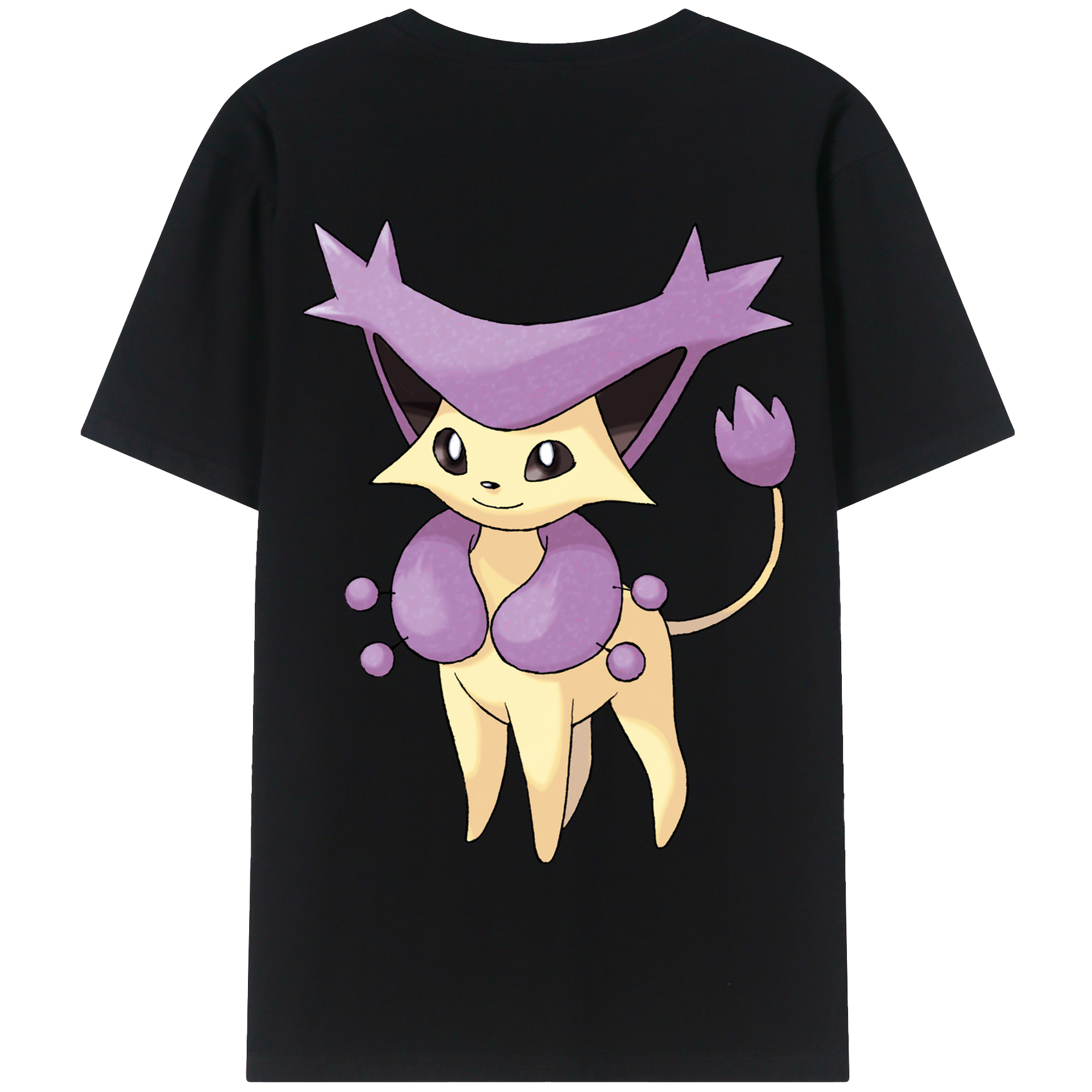 （画像用） ポケットモンスター Pokémon 綿100％半袖Tシャツ（背面プリント）