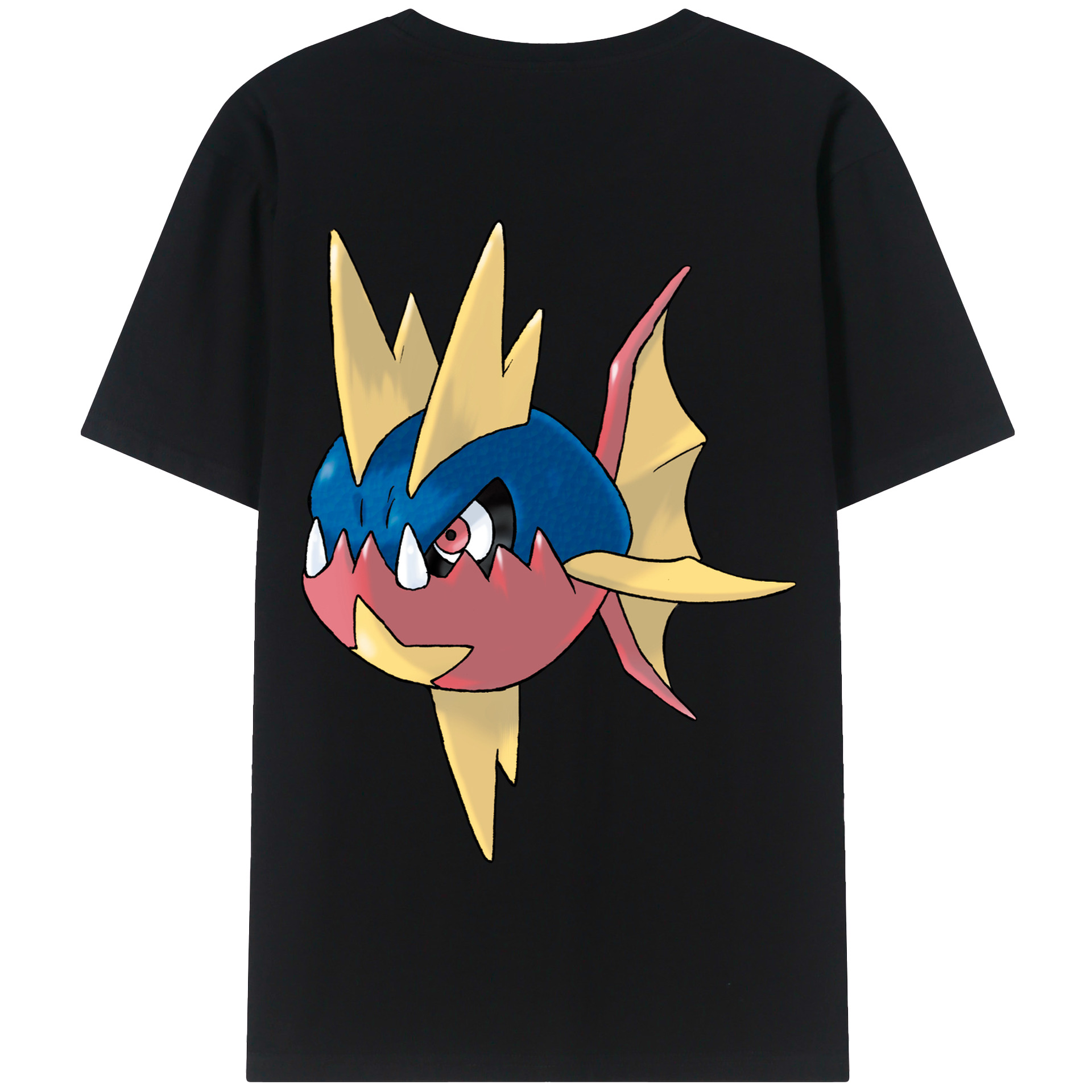 （画像用） ポケットモンスター Pokémon 綿100％半袖Tシャツ（背面プリント）