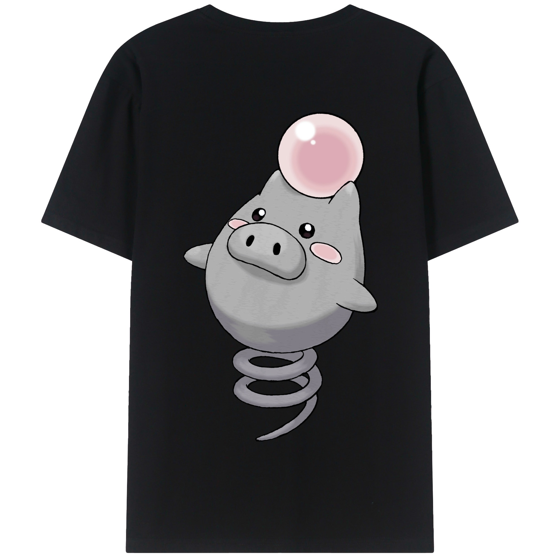 （画像用） ポケットモンスター Pokémon 綿100％半袖Tシャツ（背面プリント）