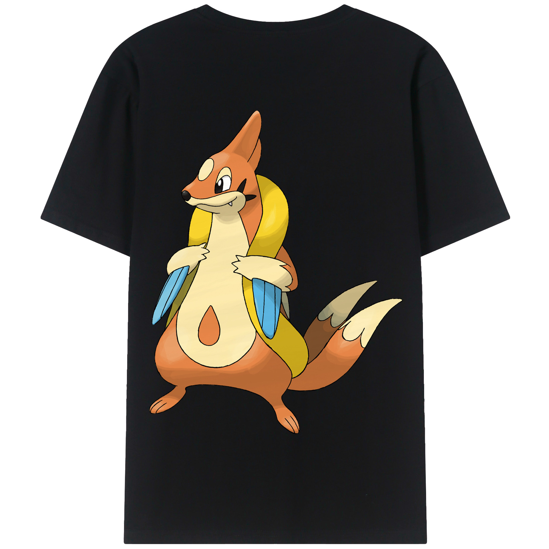 （画像用） ポケットモンスター Pokémon 綿100％半袖Tシャツ（背面プリント）