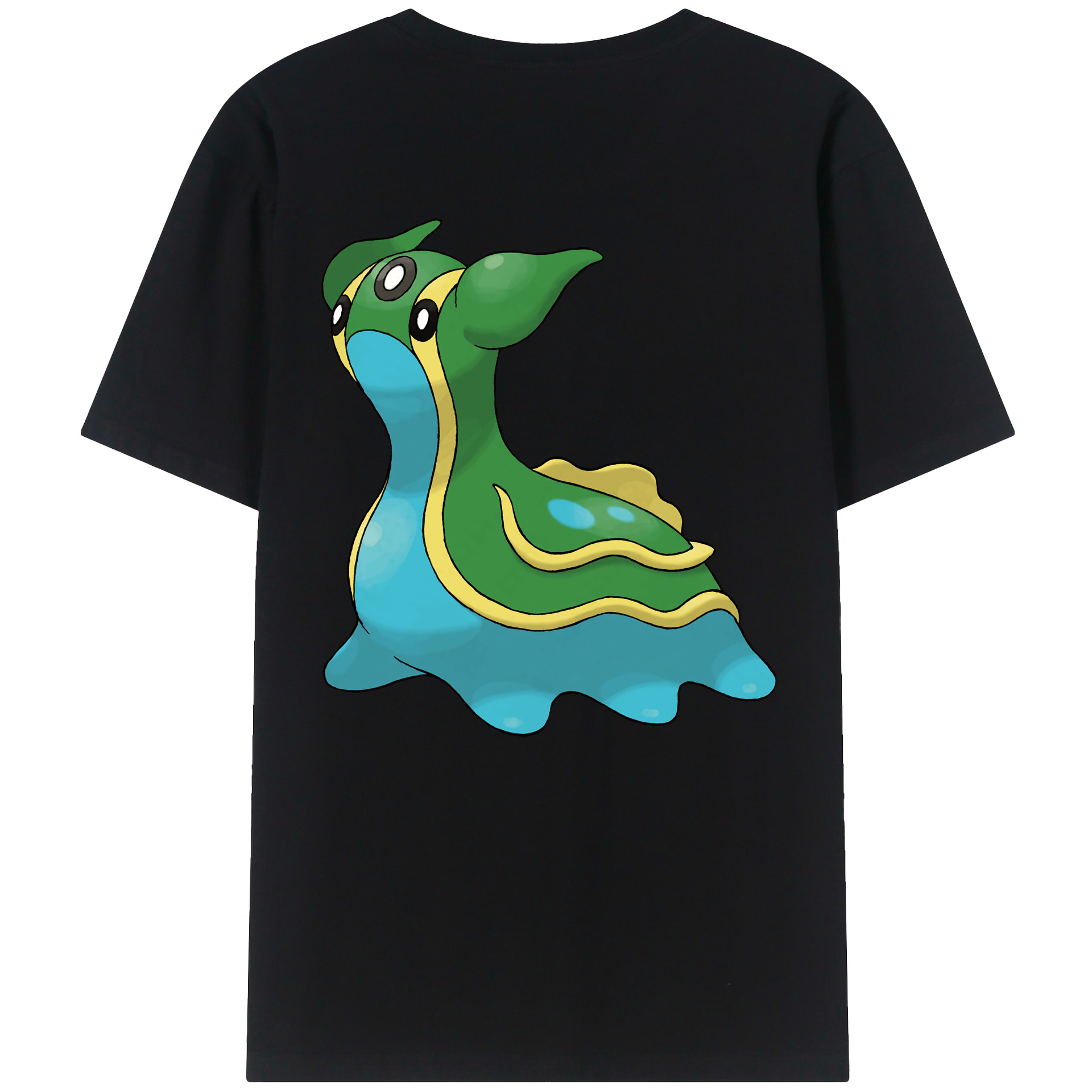 （画像用） ポケットモンスター Pokémon 綿100％半袖Tシャツ（背面プリント）