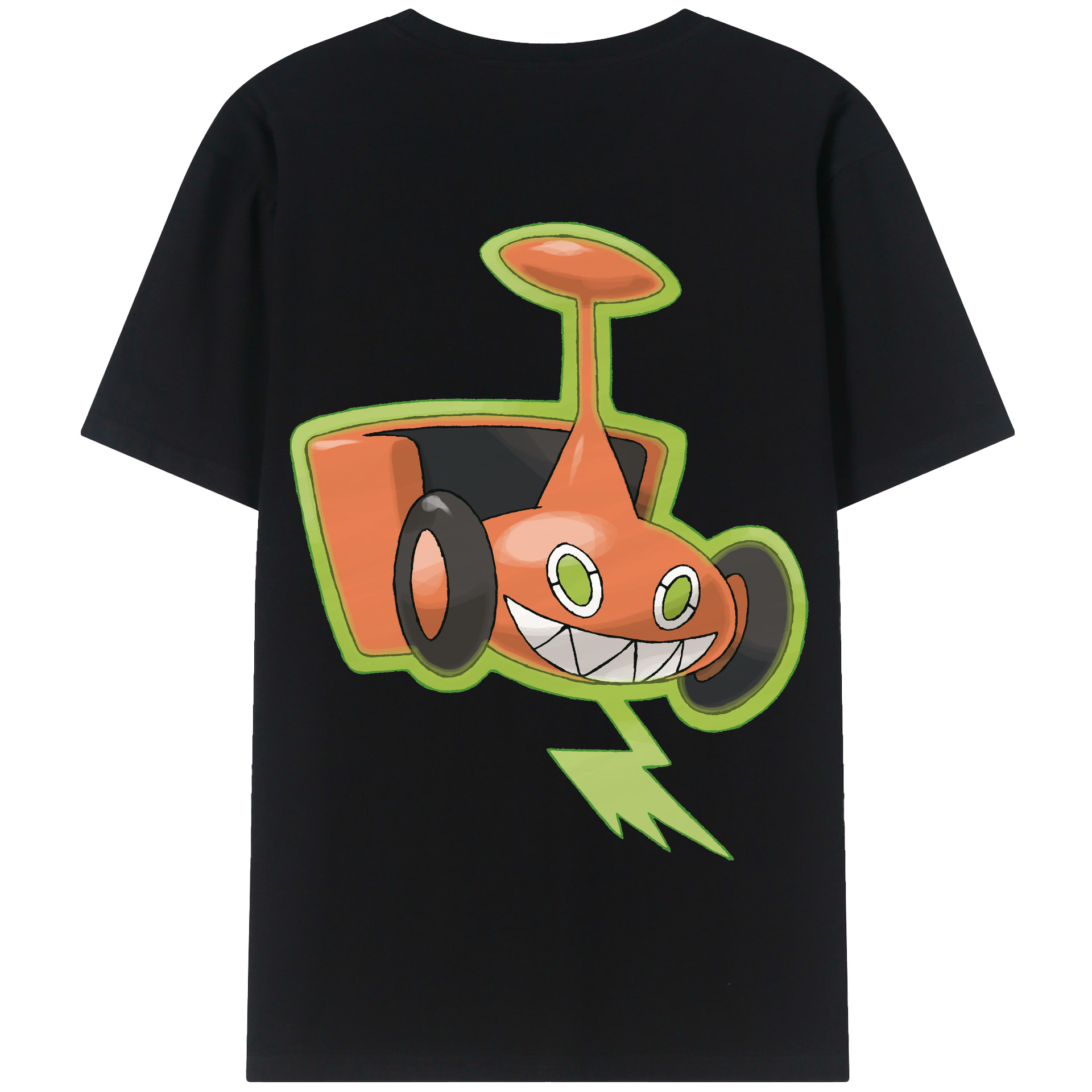 （画像用） ポケットモンスター Pokémon 綿100％半袖Tシャツ（背面プリント）