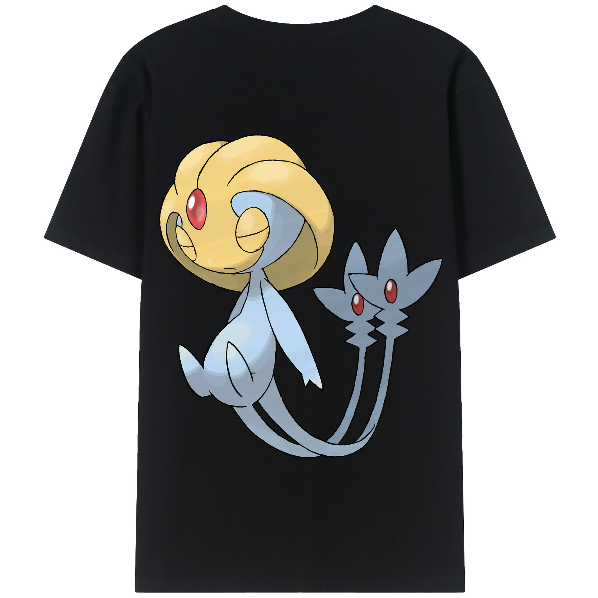 （画像用） ポケットモンスター Pokémon 綿100％半袖Tシャツ（背面プリント）