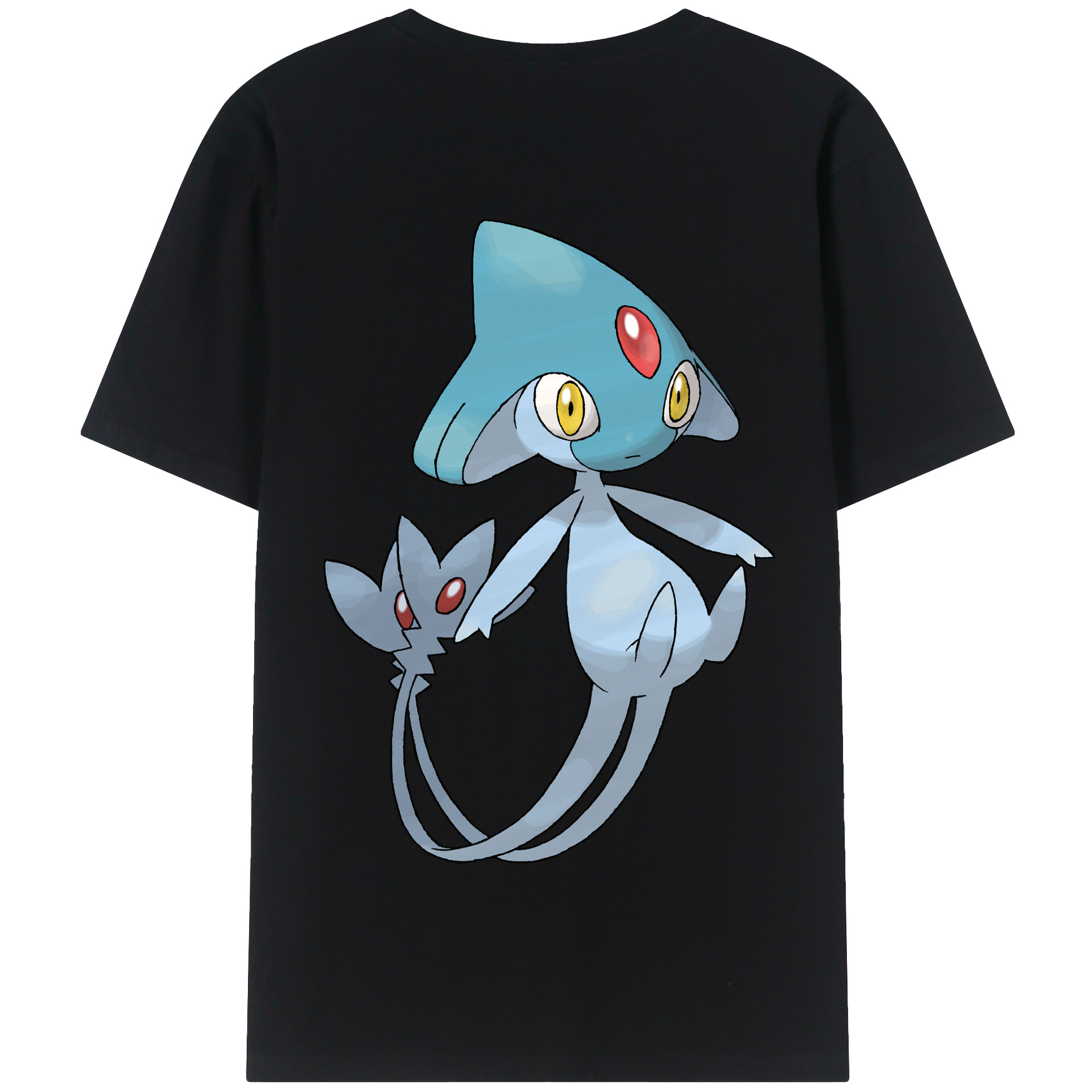 （画像用） ポケットモンスター Pokémon 綿100％半袖Tシャツ（背面プリント）