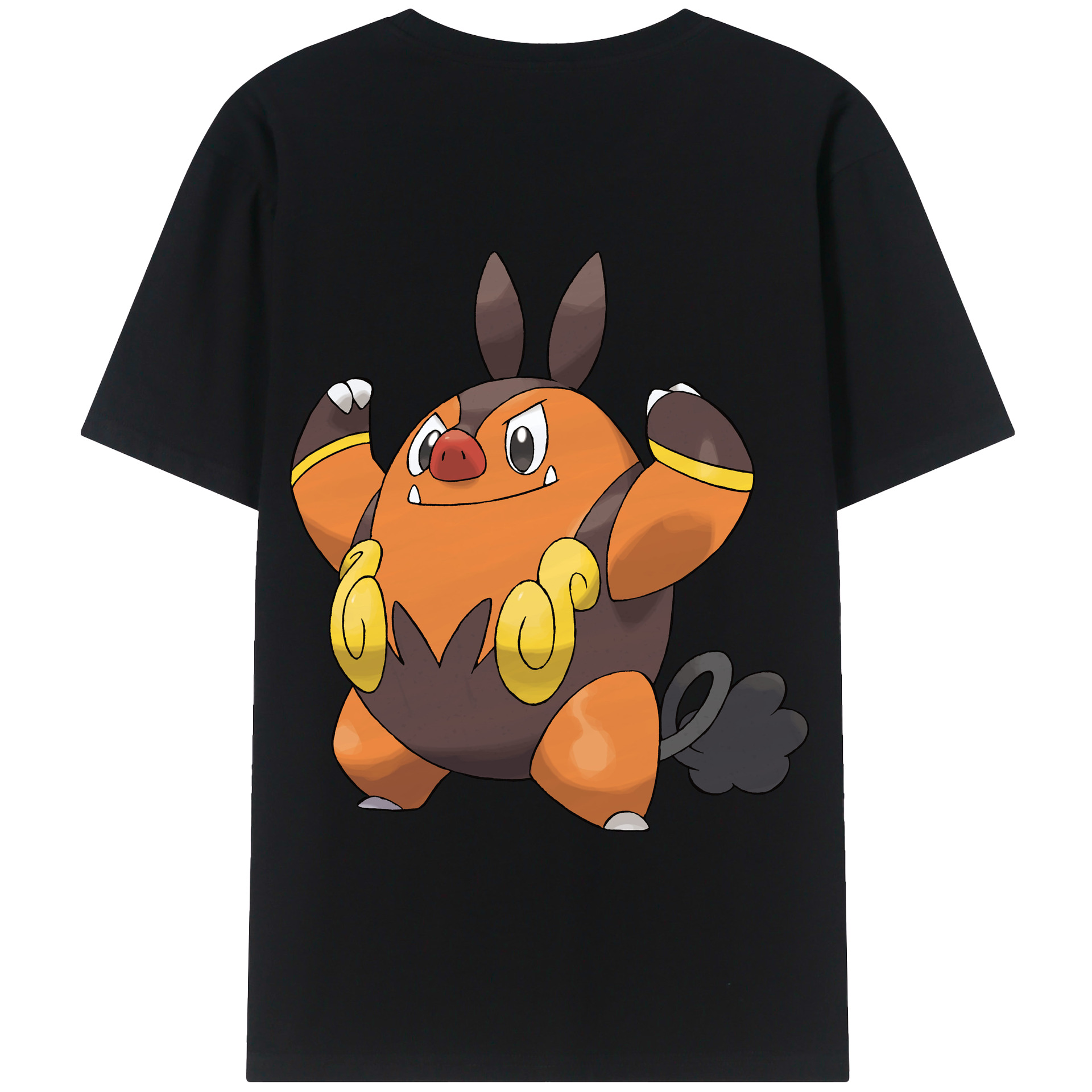 （画像用） ポケットモンスター Pokémon 綿100％半袖Tシャツ（背面プリント）