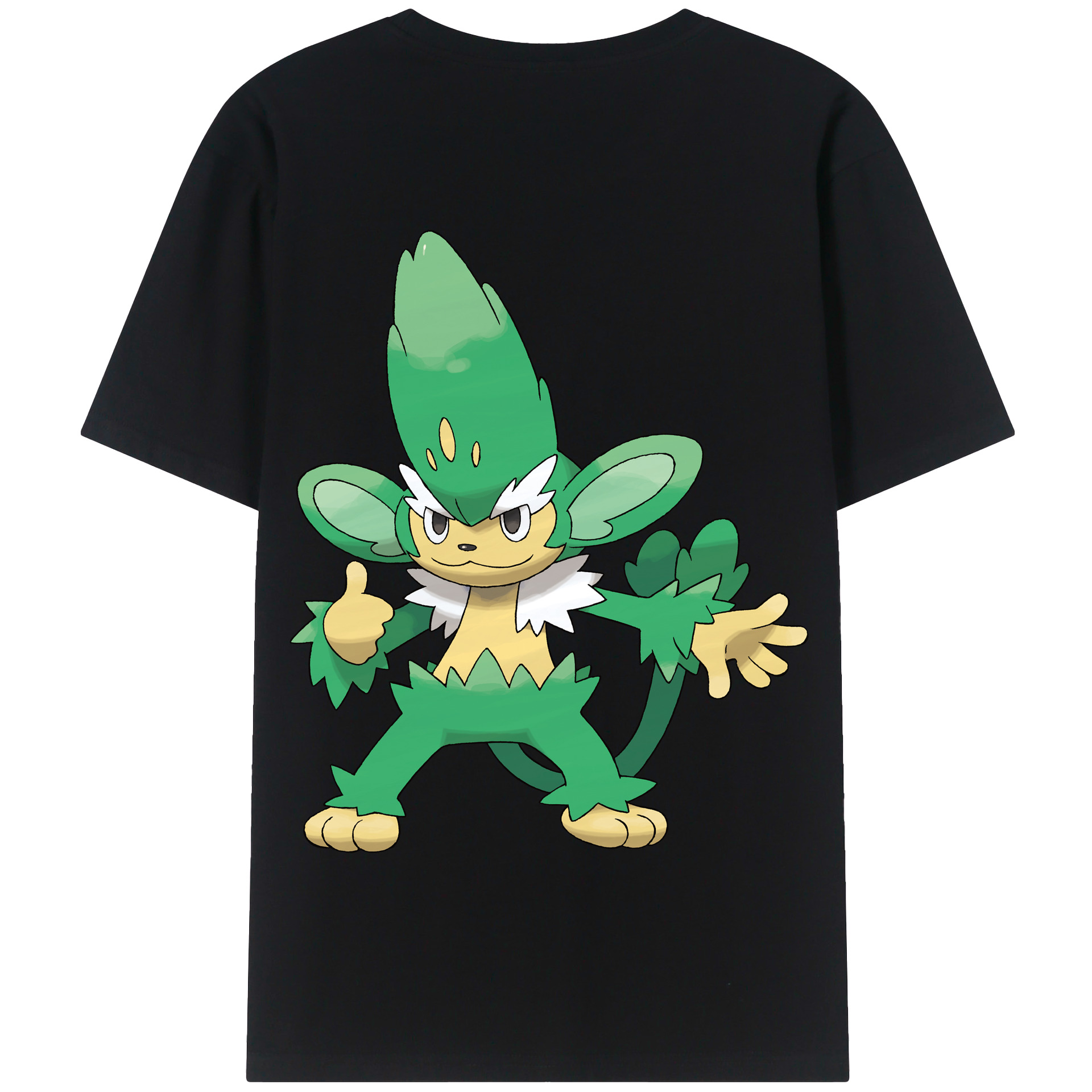 （画像用） ポケットモンスター Pokémon 綿100％半袖Tシャツ（背面プリント）