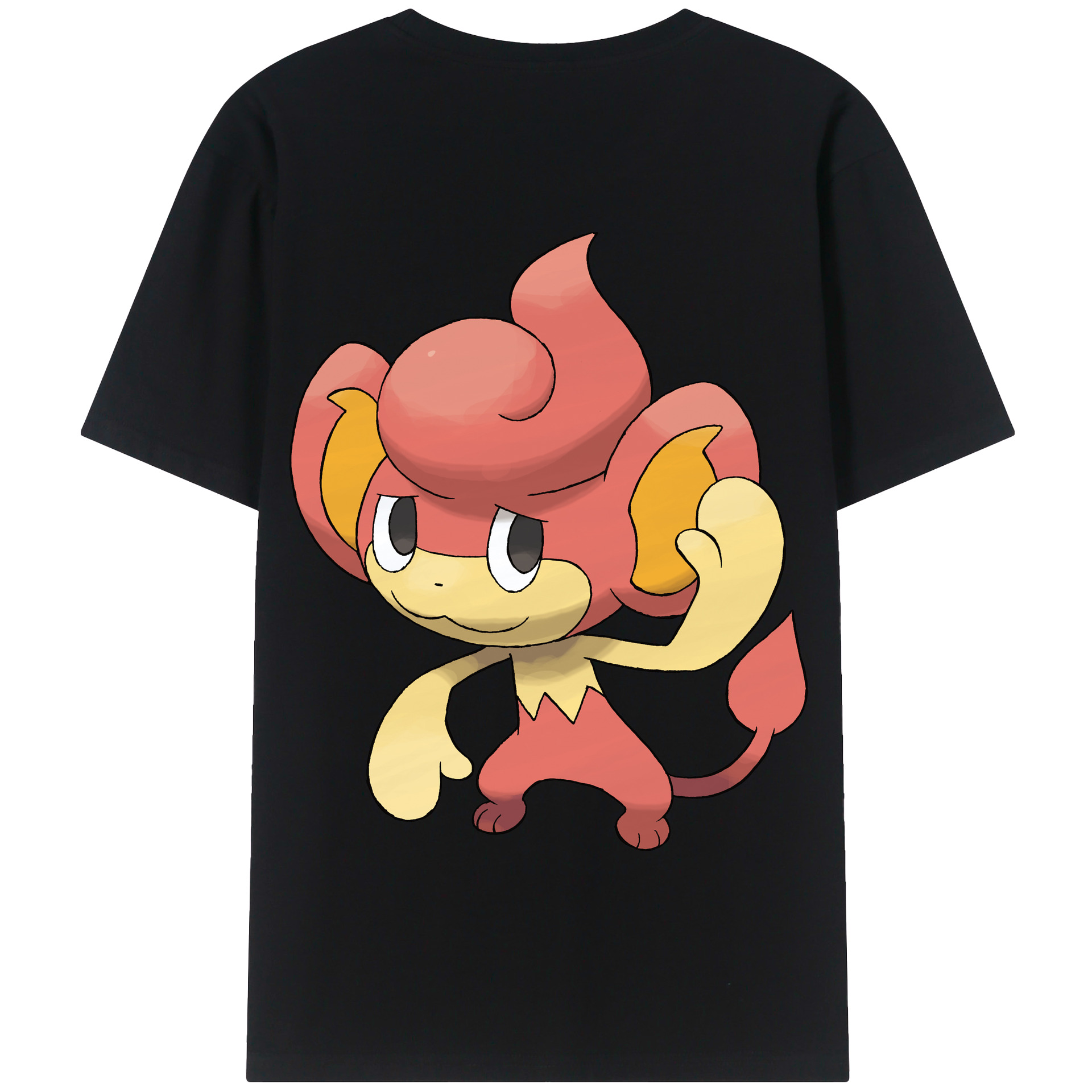 （画像用） ポケットモンスター Pokémon 綿100％半袖Tシャツ（背面プリント）