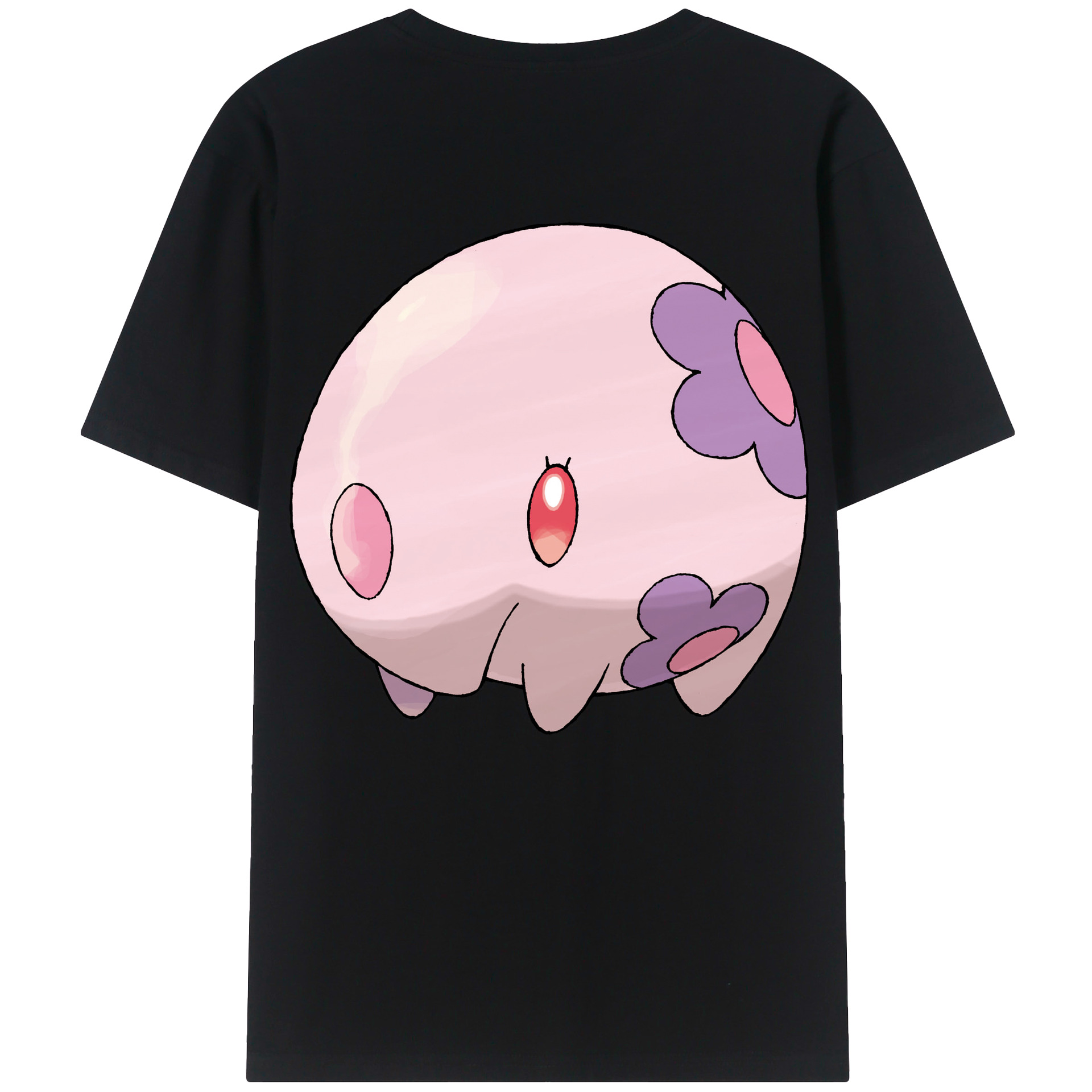 （画像用） ポケットモンスター Pokémon 綿100％半袖Tシャツ（背面プリント）