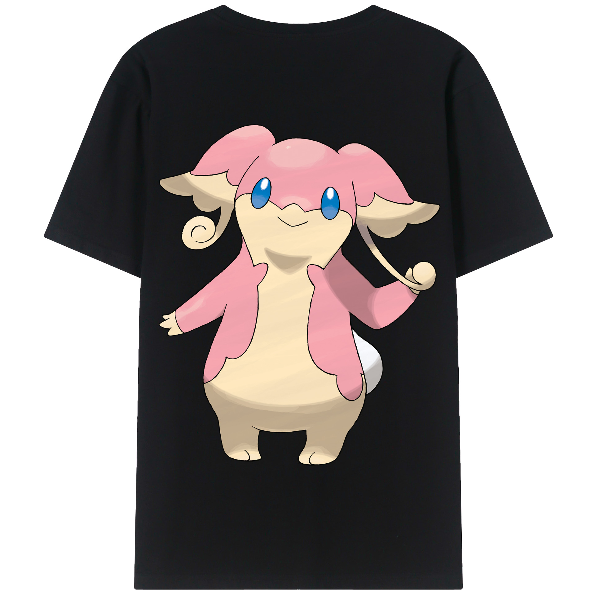 （画像用） ポケットモンスター Pokémon 綿100％半袖Tシャツ（背面プリント）