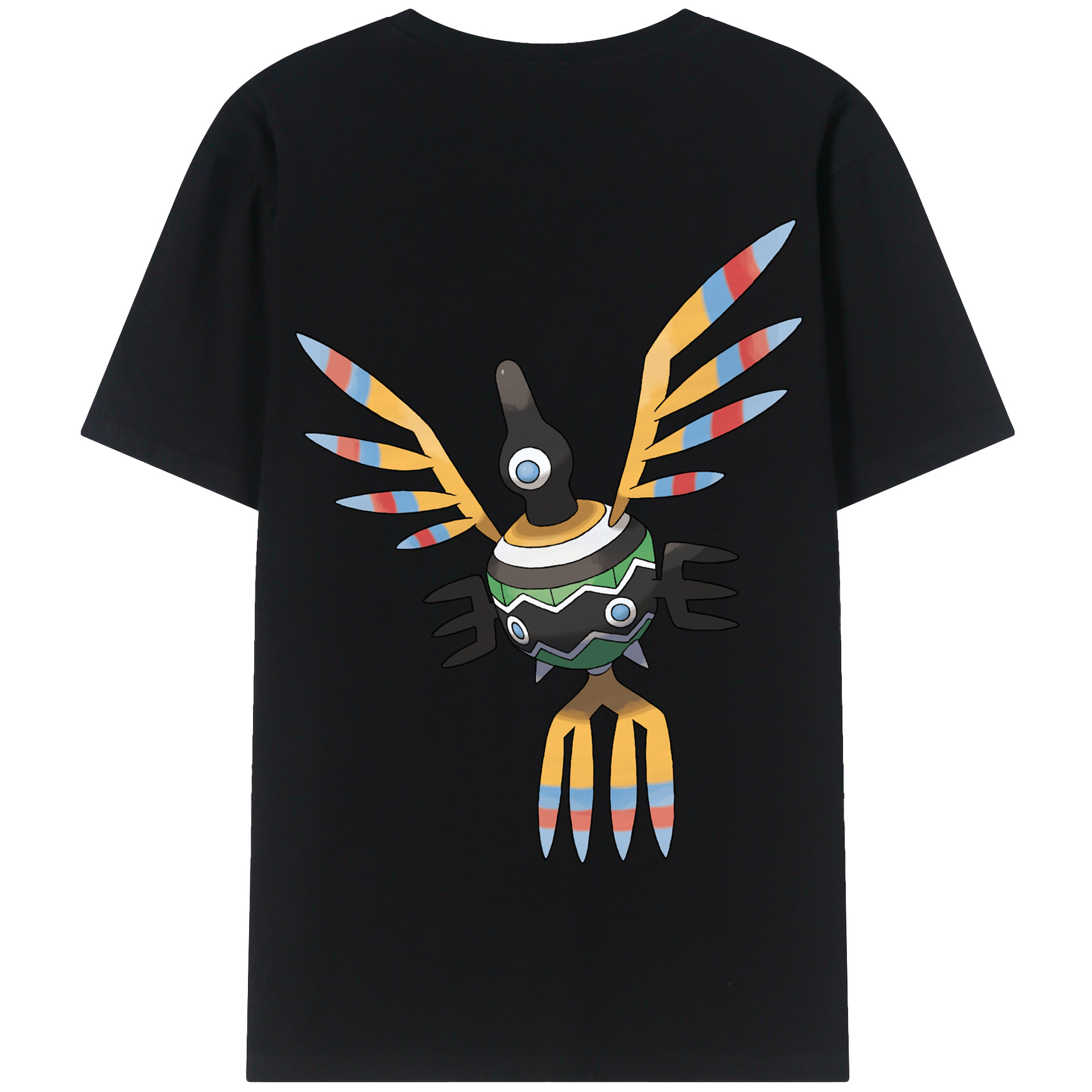 （画像用） ポケットモンスター Pokémon 綿100％半袖Tシャツ（背面プリント）