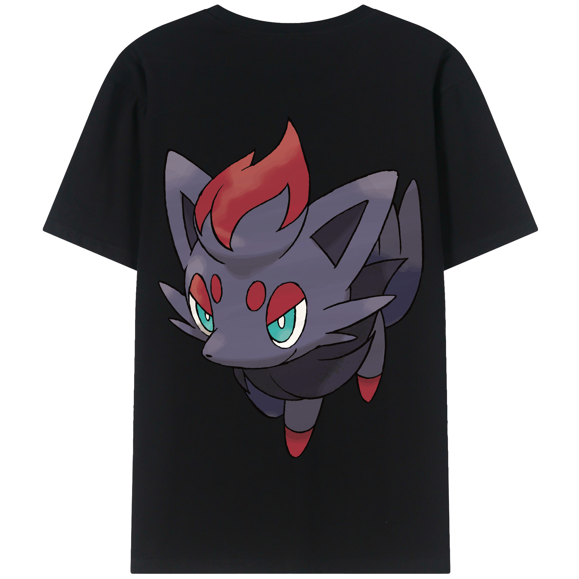 （画像用） ポケットモンスター Pokémon 綿100％半袖Tシャツ（背面プリント）
