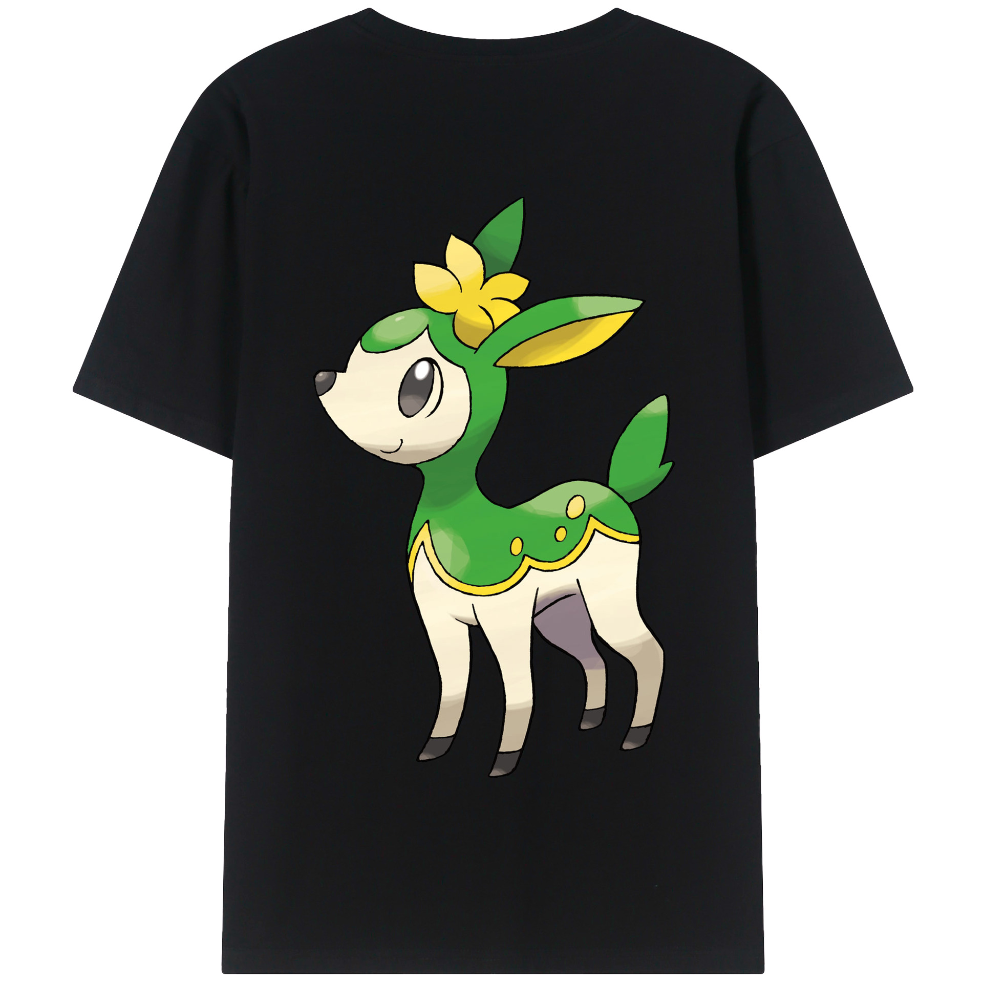 （画像用） ポケットモンスター Pokémon 綿100％半袖Tシャツ（背面プリント）