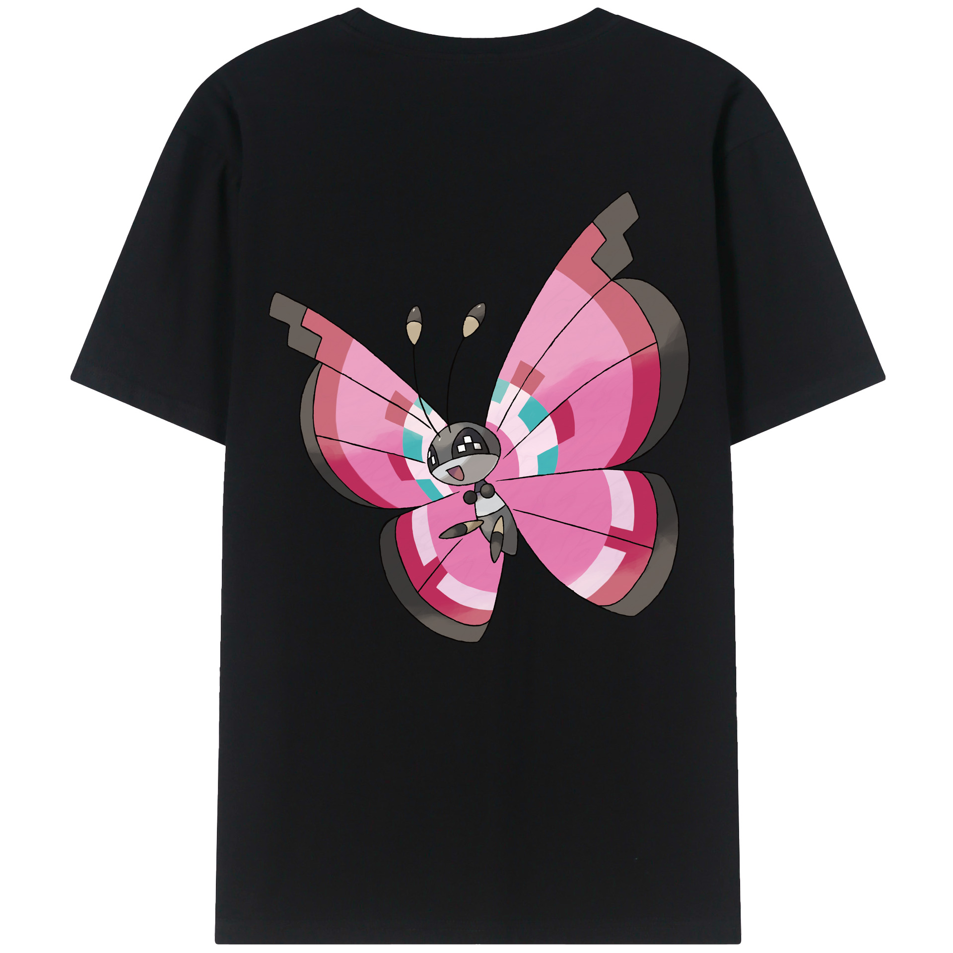 （画像用） ポケットモンスター Pokémon 綿100％半袖Tシャツ（背面プリント）