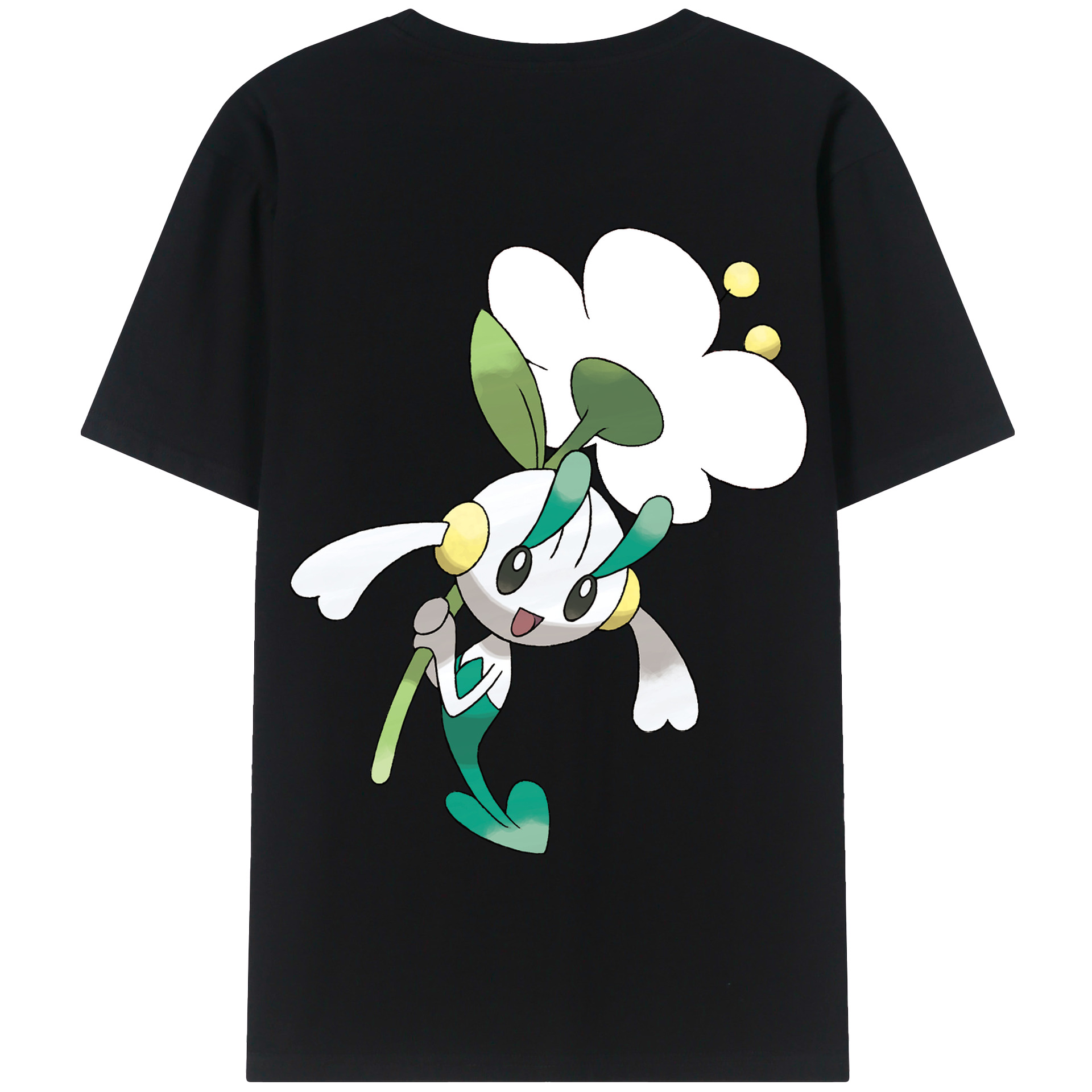 （画像用） ポケットモンスター Pokémon 綿100％半袖Tシャツ（背面プリント）