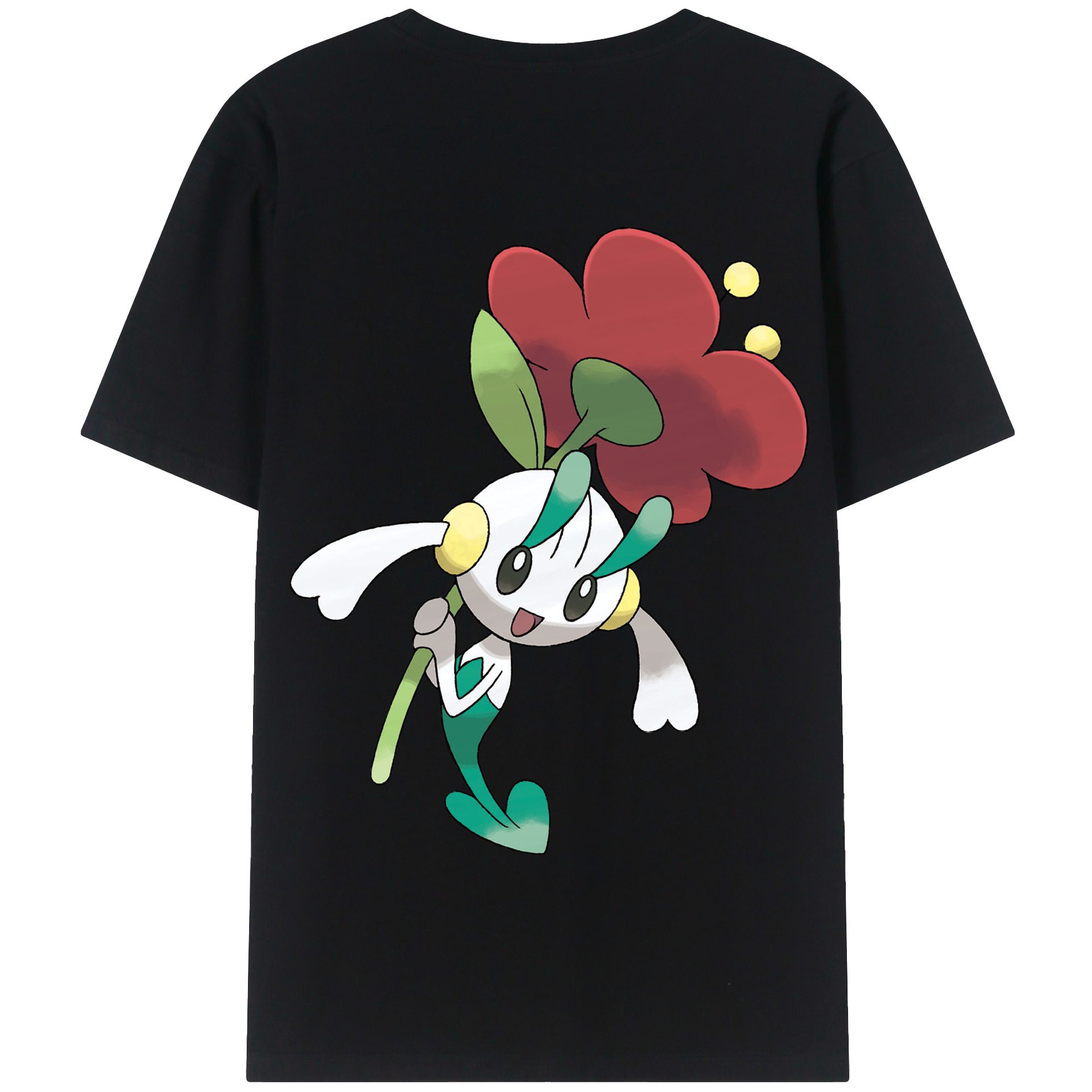 （画像用） ポケットモンスター Pokémon 綿100％半袖Tシャツ（背面プリント）