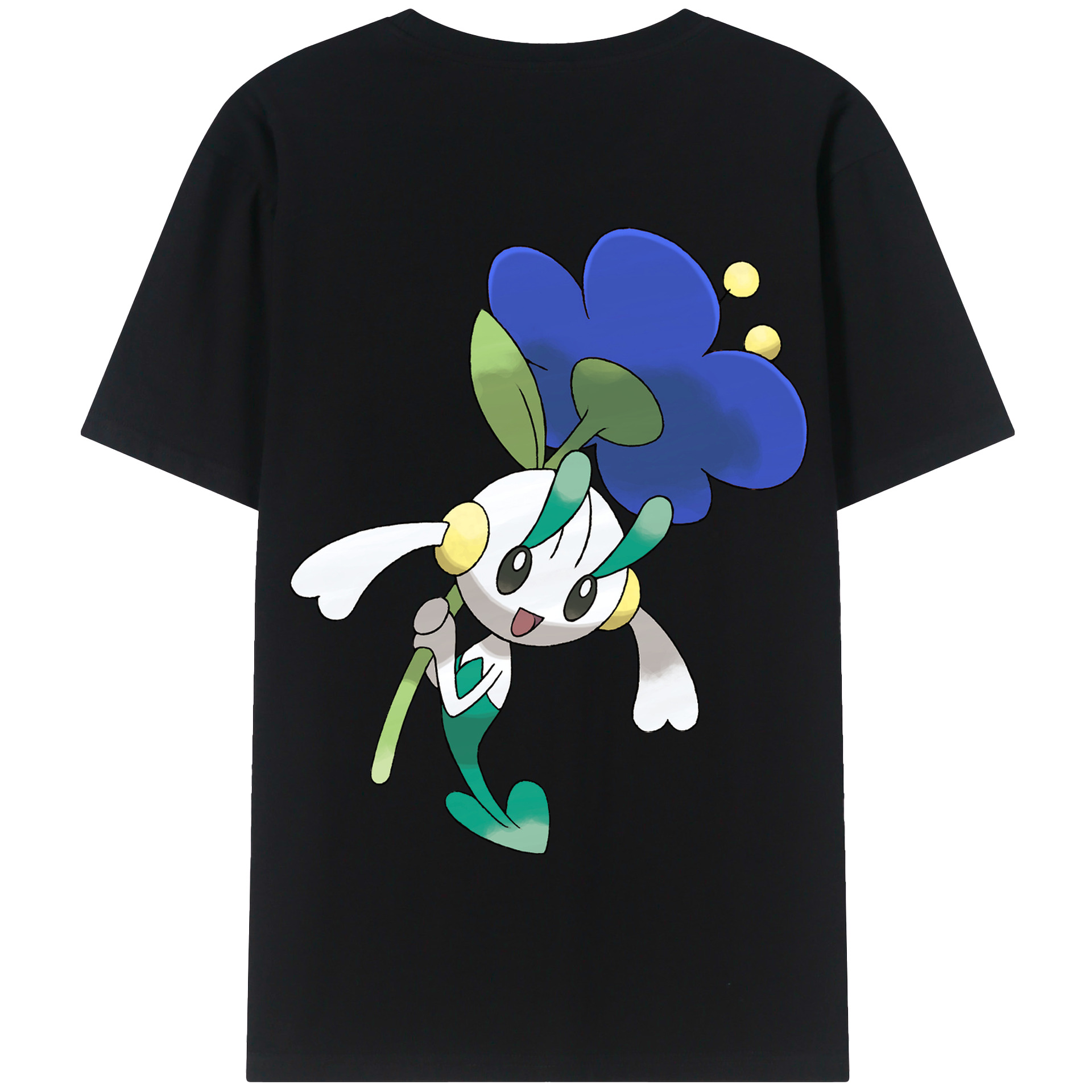 （画像用） ポケットモンスター Pokémon 綿100％半袖Tシャツ（背面プリント）