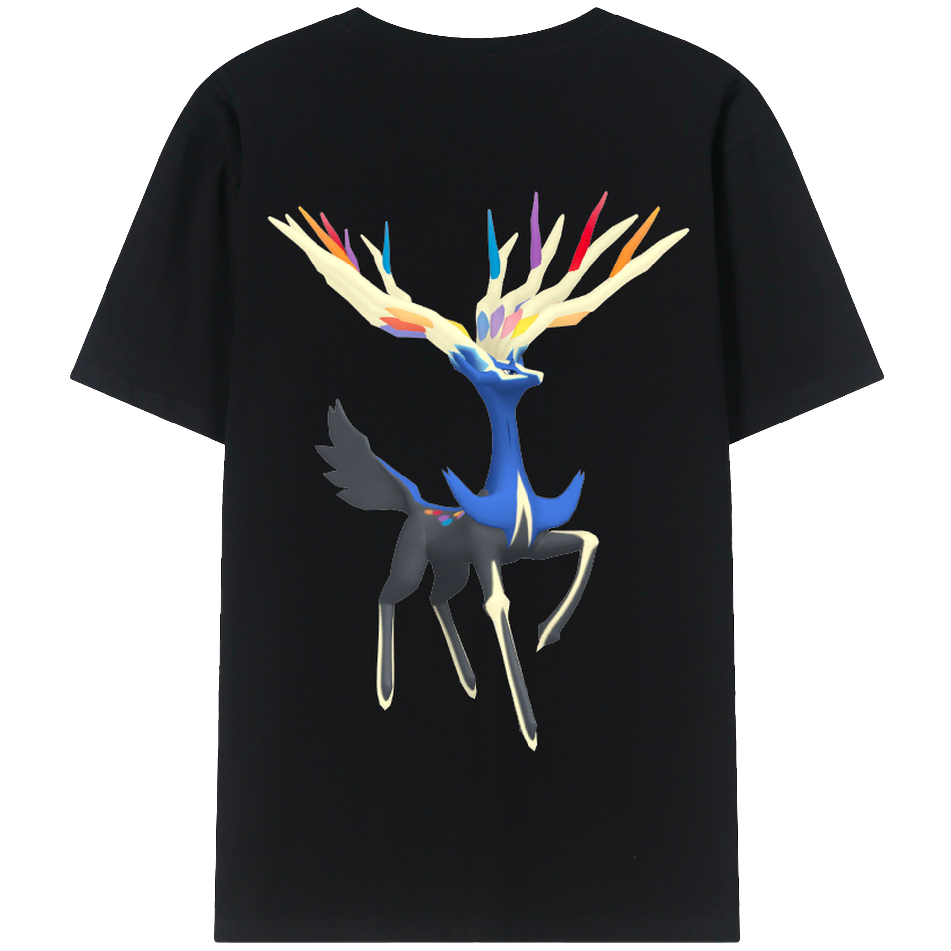 （画像用） ポケットモンスター Pokémon 綿100％半袖Tシャツ（背面プリント）
