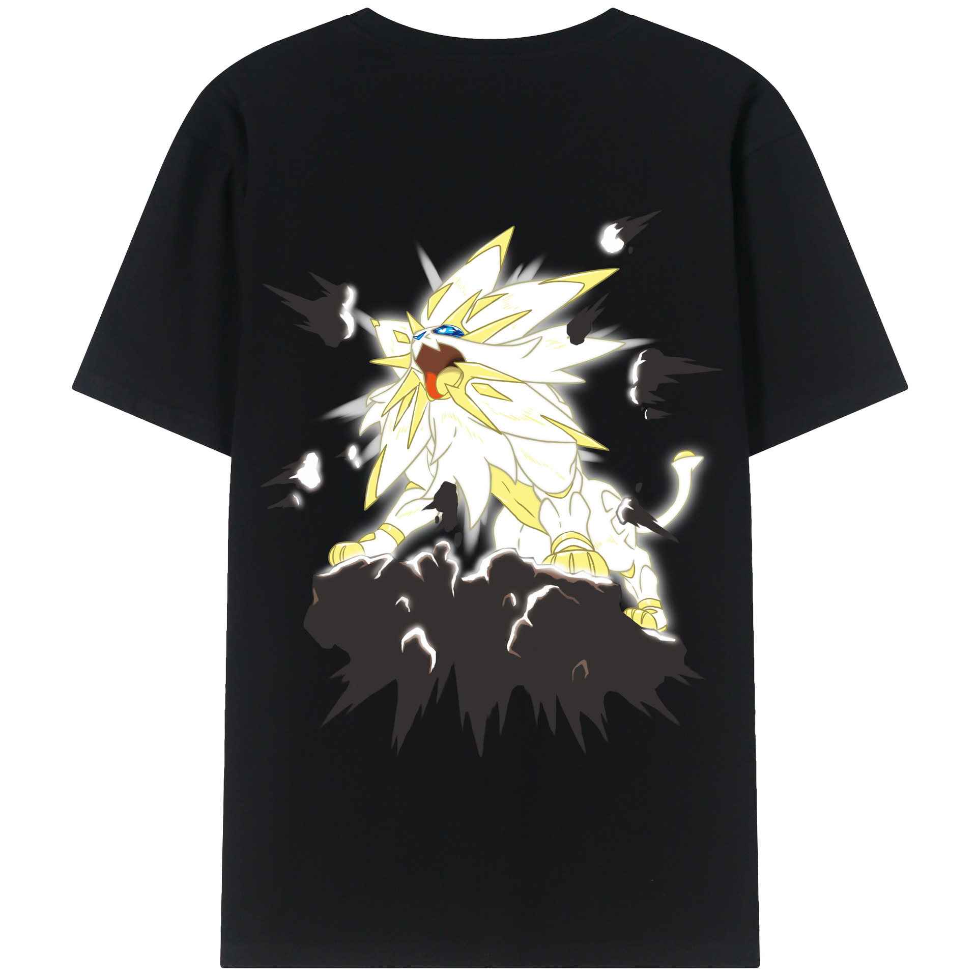 （画像用） ポケットモンスター Pokémon 綿100％半袖Tシャツ（背面プリント）