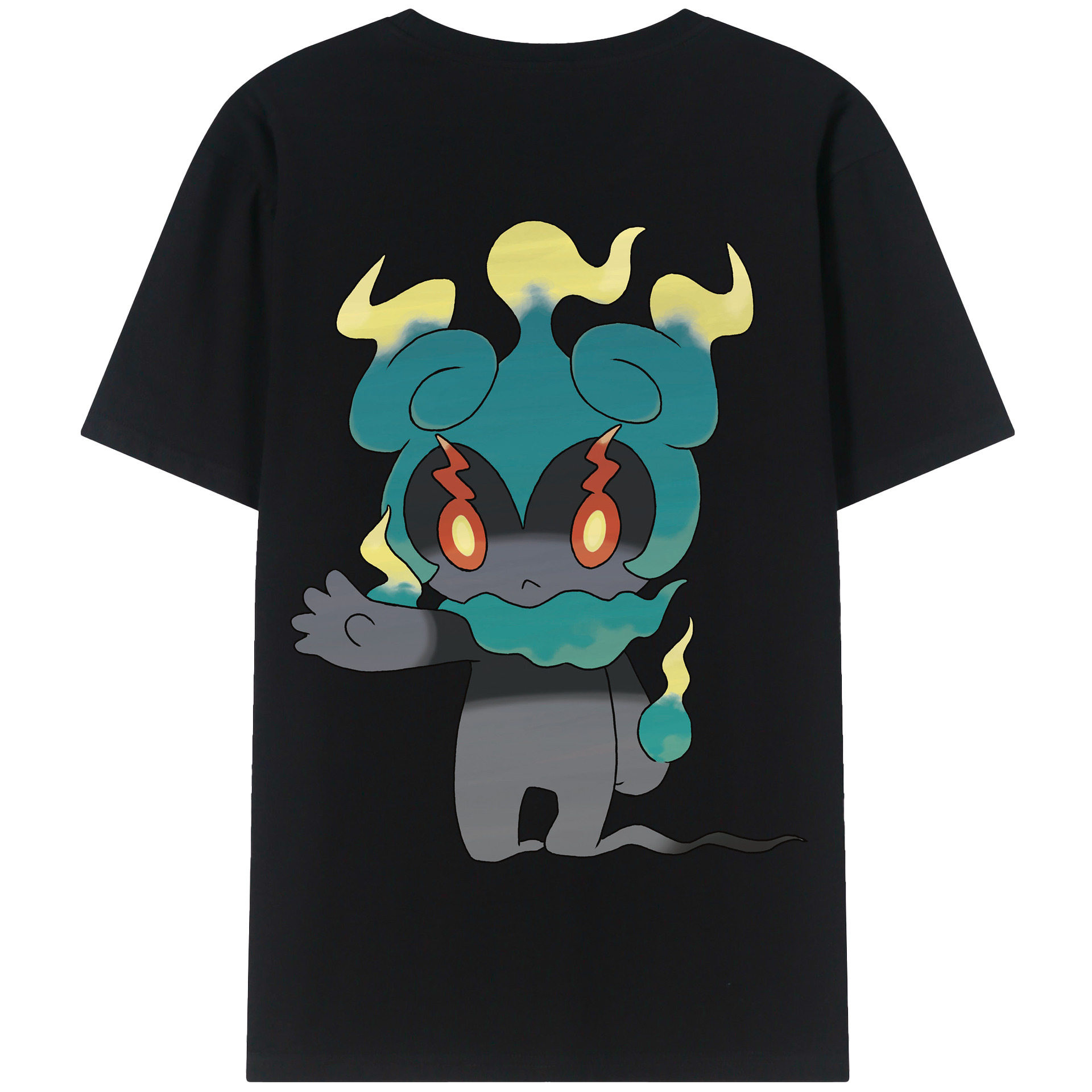 （画像用） ポケットモンスター Pokémon 綿100％半袖Tシャツ（背面プリント）