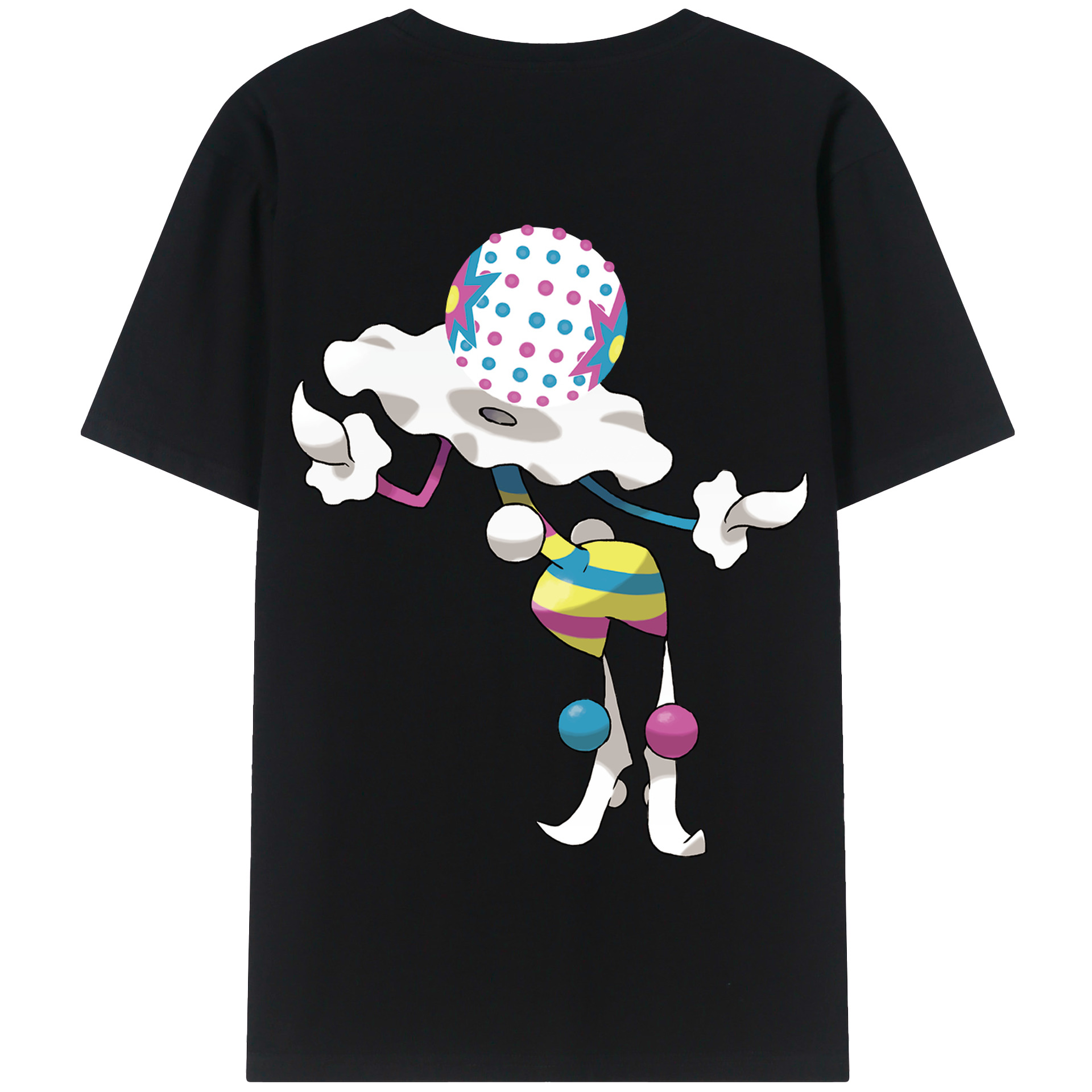 （画像用） ポケットモンスター Pokémon 綿100％半袖Tシャツ（背面プリント）