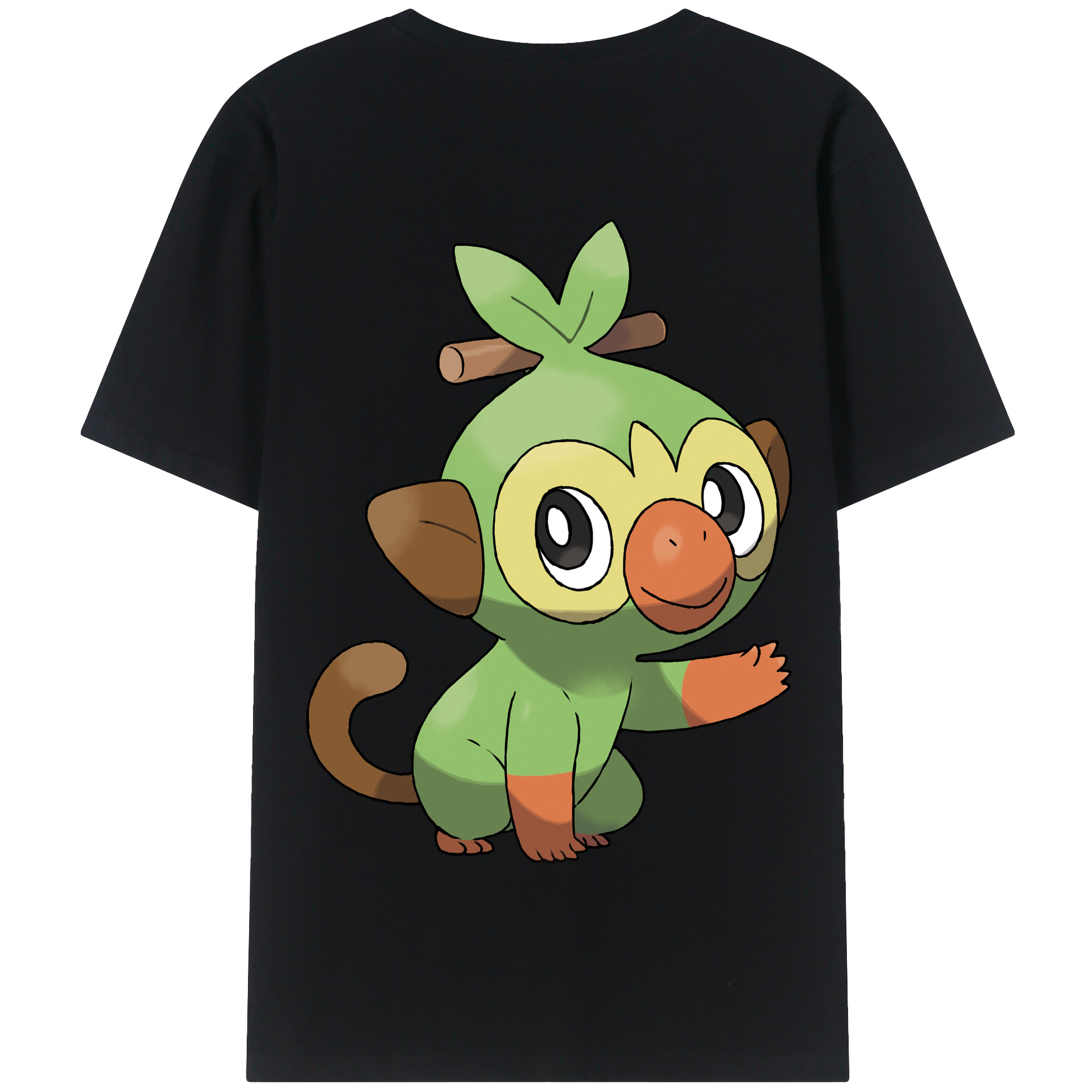 （画像用） ポケットモンスター Pokémon 綿100％半袖Tシャツ（背面プリント）