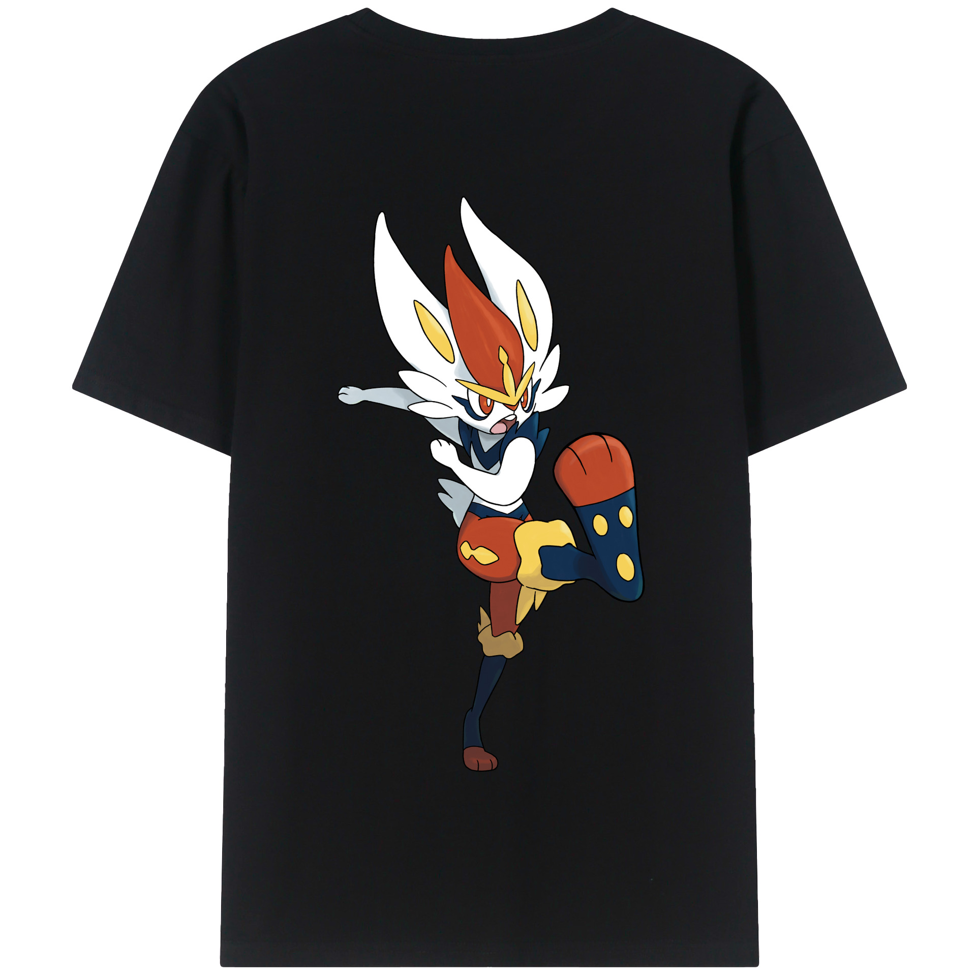 （画像用） ポケットモンスター Pokémon 綿100％半袖Tシャツ（背面プリント）