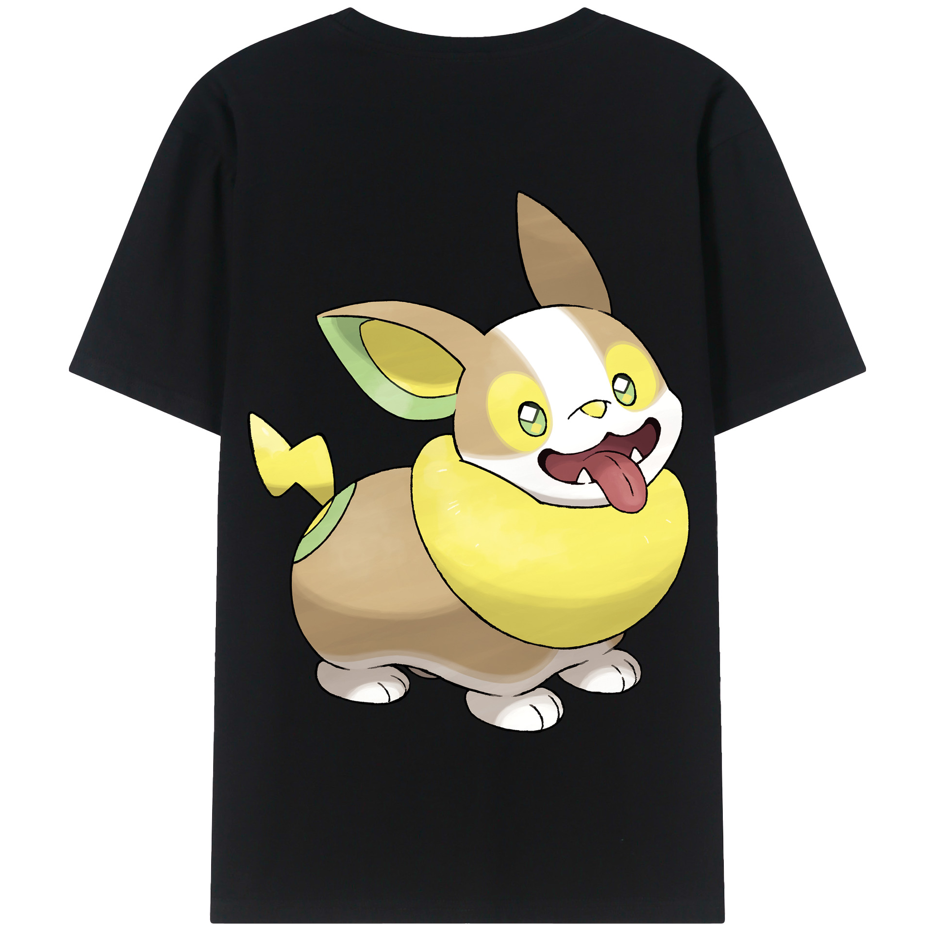 （画像用） ポケットモンスター Pokémon 綿100％半袖Tシャツ（背面プリント）