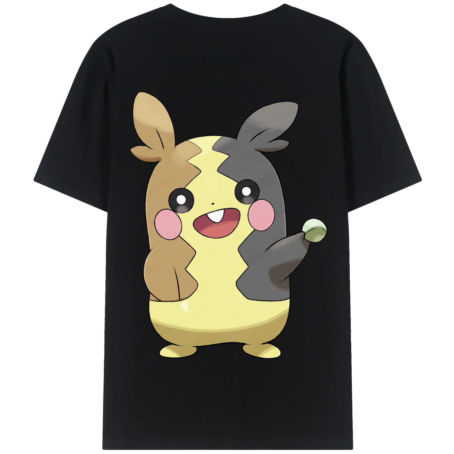 （画像用） ポケットモンスター Pokémon 綿100％半袖Tシャツ（背面プリント）