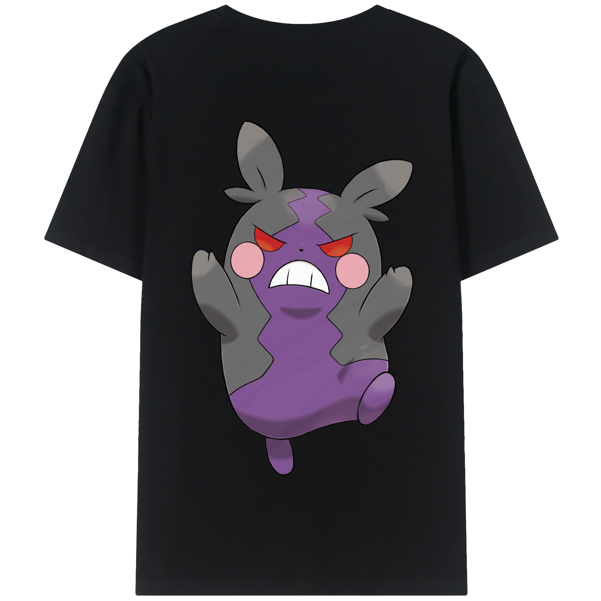 （画像用） ポケットモンスター Pokémon 綿100％半袖Tシャツ（背面プリント）
