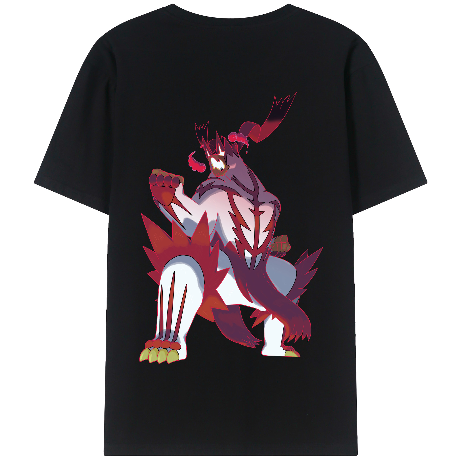 （画像用） ポケットモンスター Pokémon 綿100％半袖Tシャツ（背面プリント）