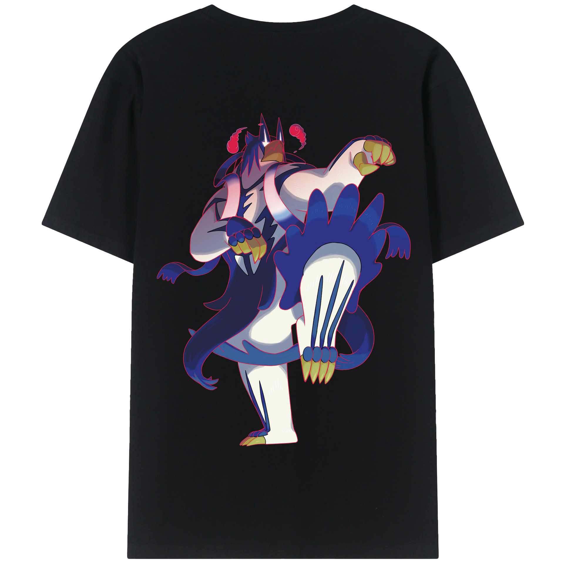 （画像用） ポケットモンスター Pokémon 綿100％半袖Tシャツ（背面プリント）