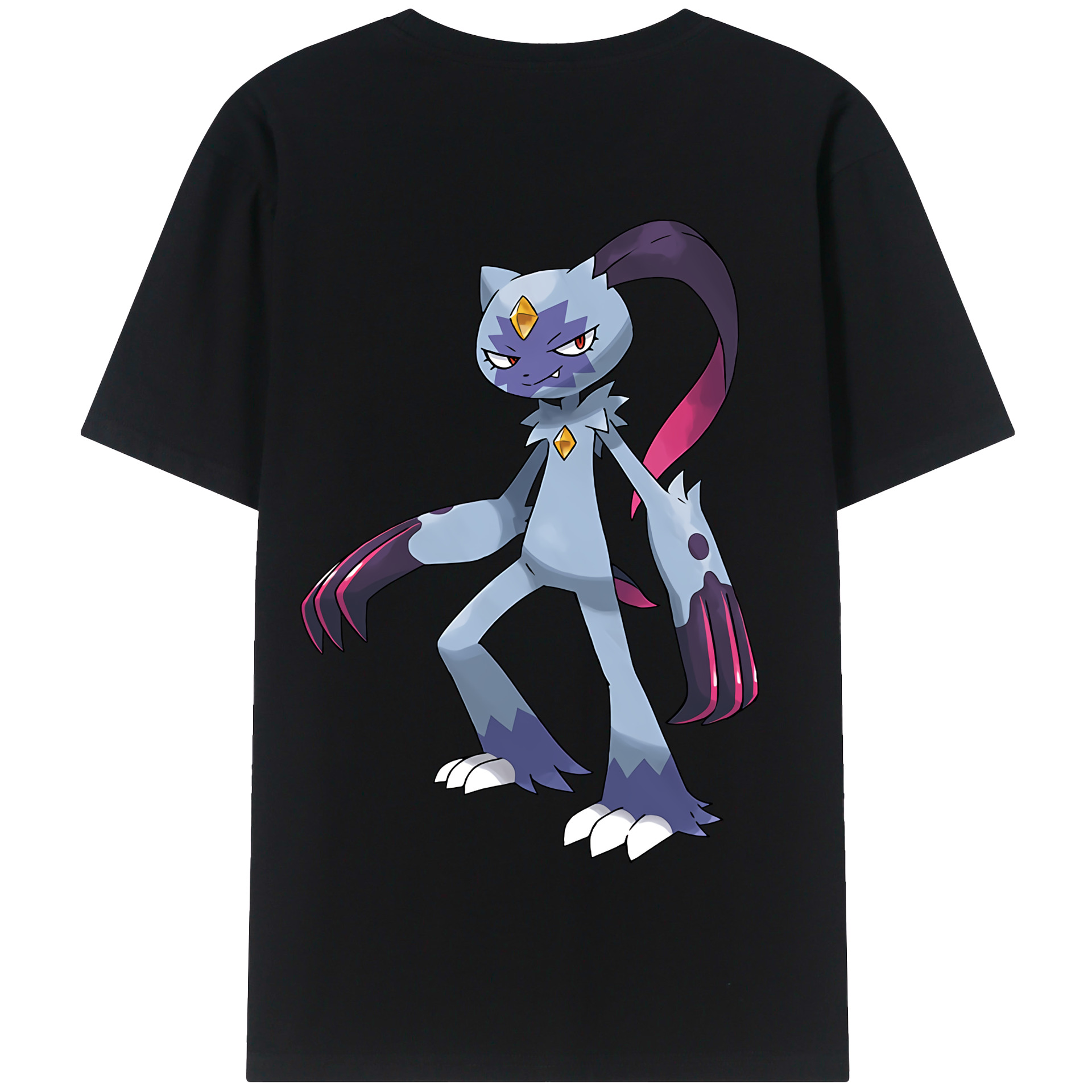 （画像用） ポケットモンスター Pokémon 綿100％半袖Tシャツ（背面プリント）