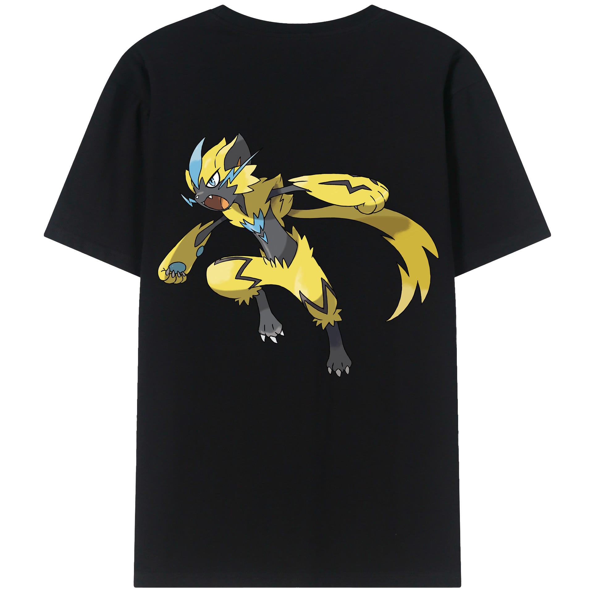 （画像用） ポケットモンスター Pokémon 綿100％半袖Tシャツ（背面プリント）