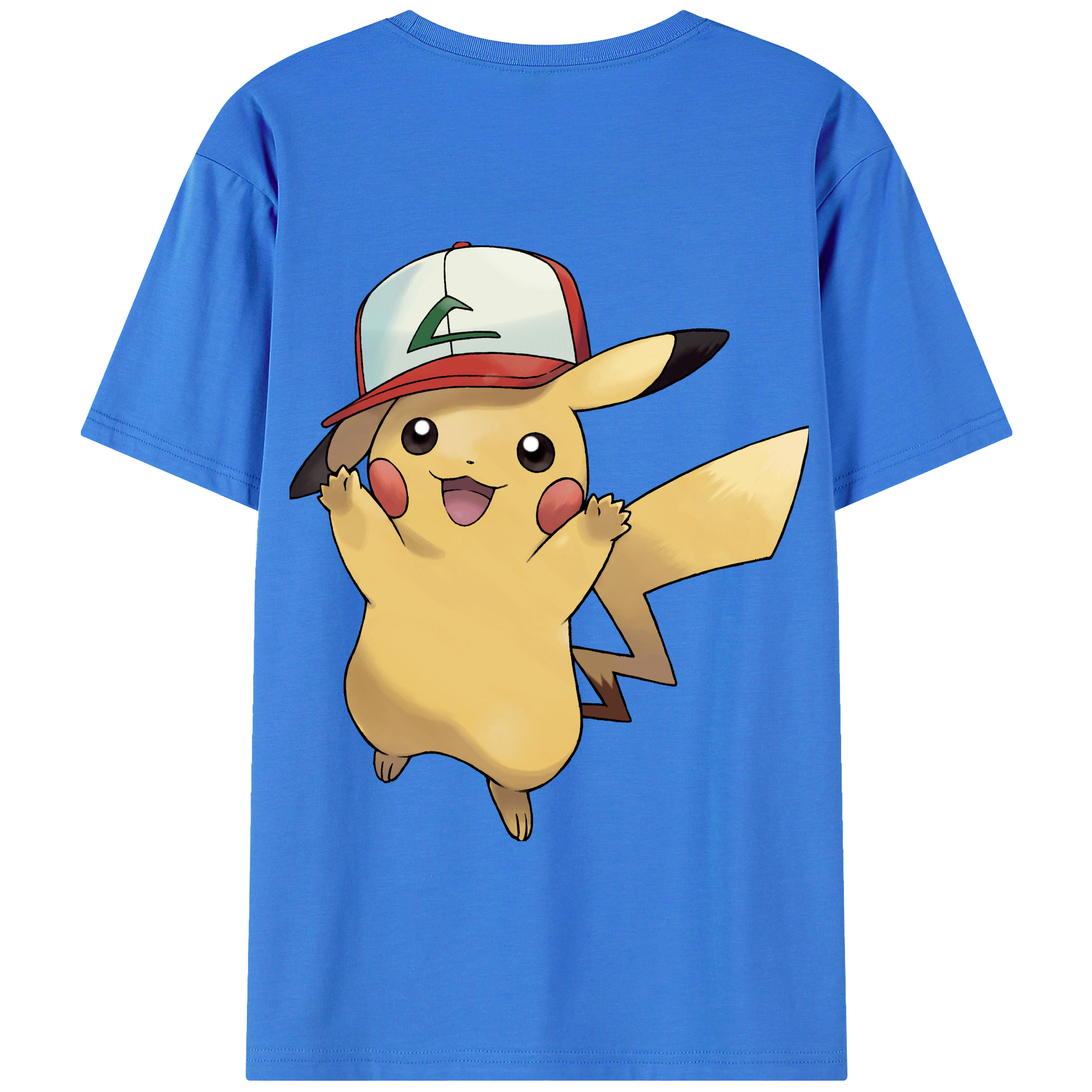 （画像用） ポケットモンスター Pokémon 綿100％半袖Tシャツ（背面プリント）