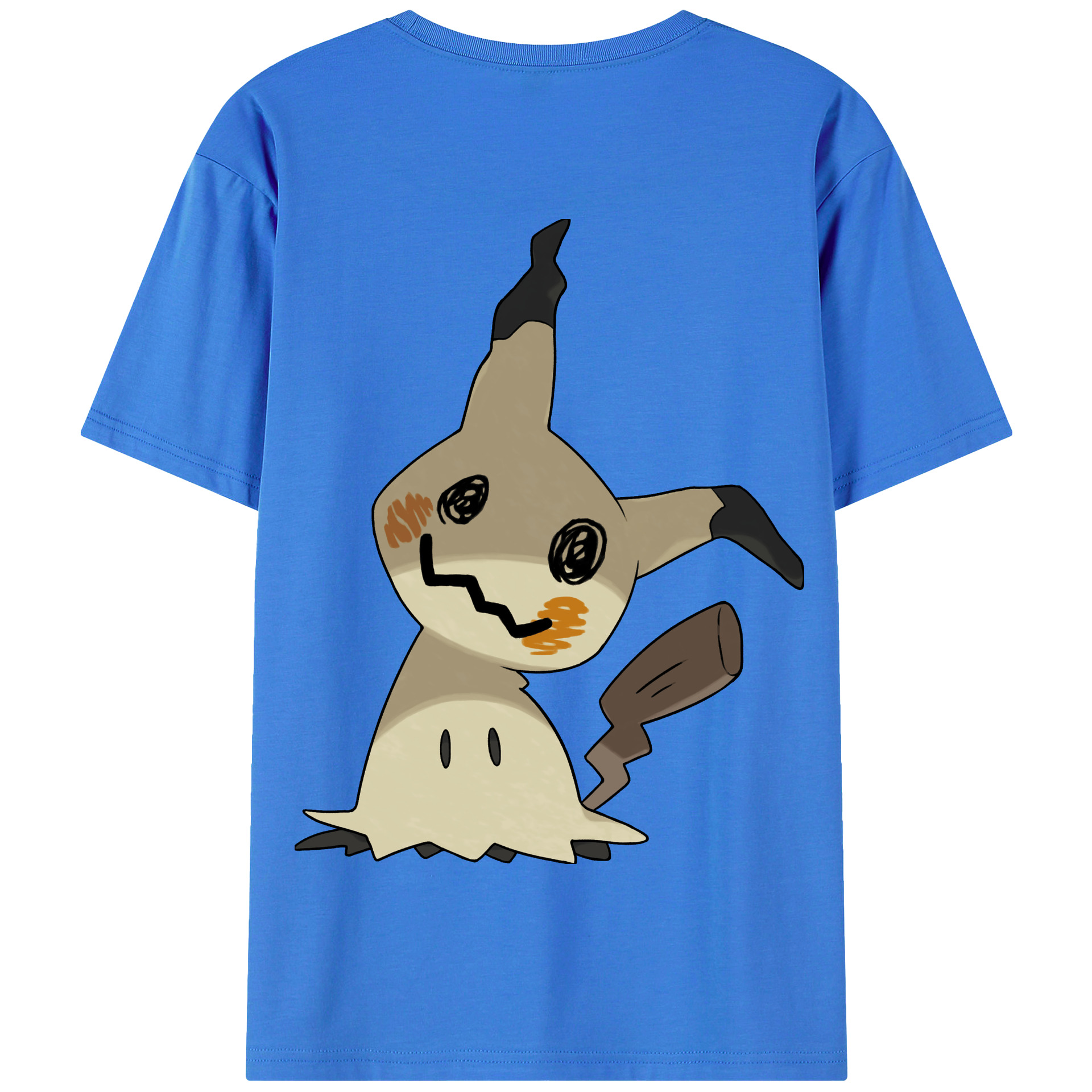 （画像用） ポケットモンスター Pokémon 綿100％半袖Tシャツ（背面プリント）