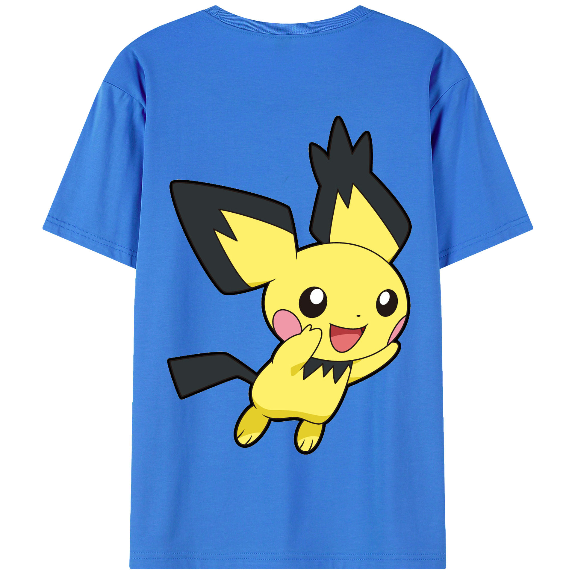 （画像用） ポケットモンスター Pokémon 綿100％半袖Tシャツ（背面プリント）