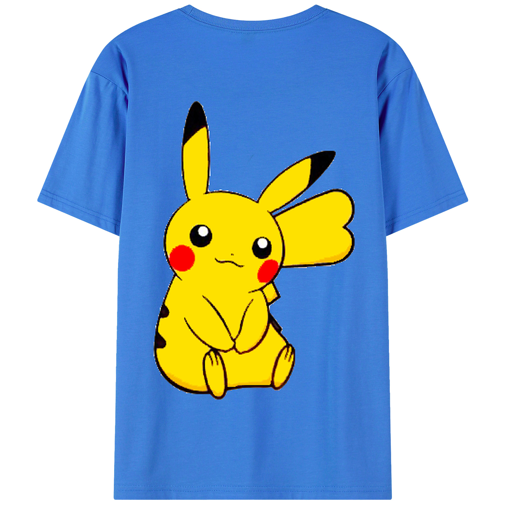 （画像用） ポケットモンスター Pokémon 綿100％半袖Tシャツ（背面プリント）