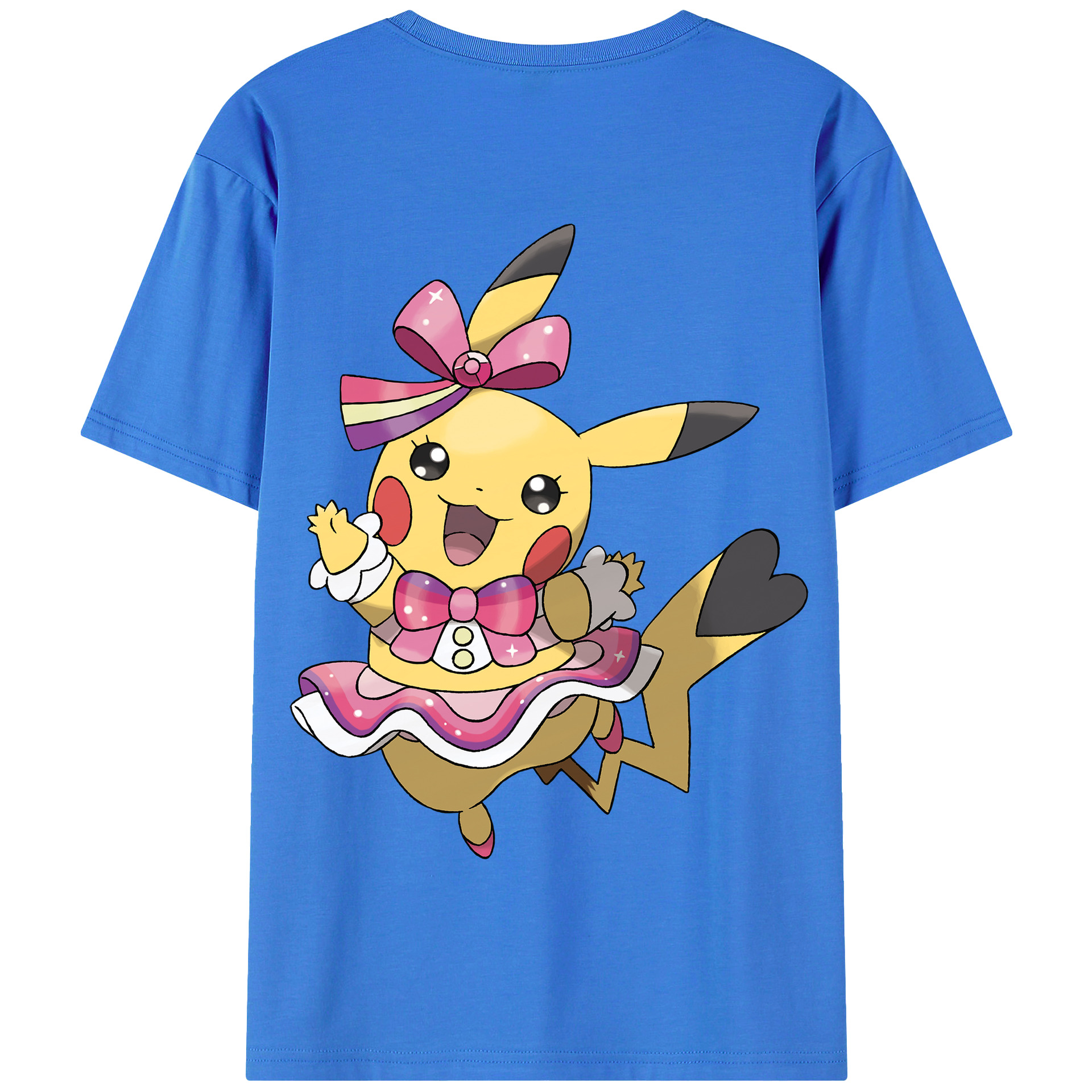 （画像用） ポケットモンスター Pokémon 綿100％半袖Tシャツ（背面プリント）