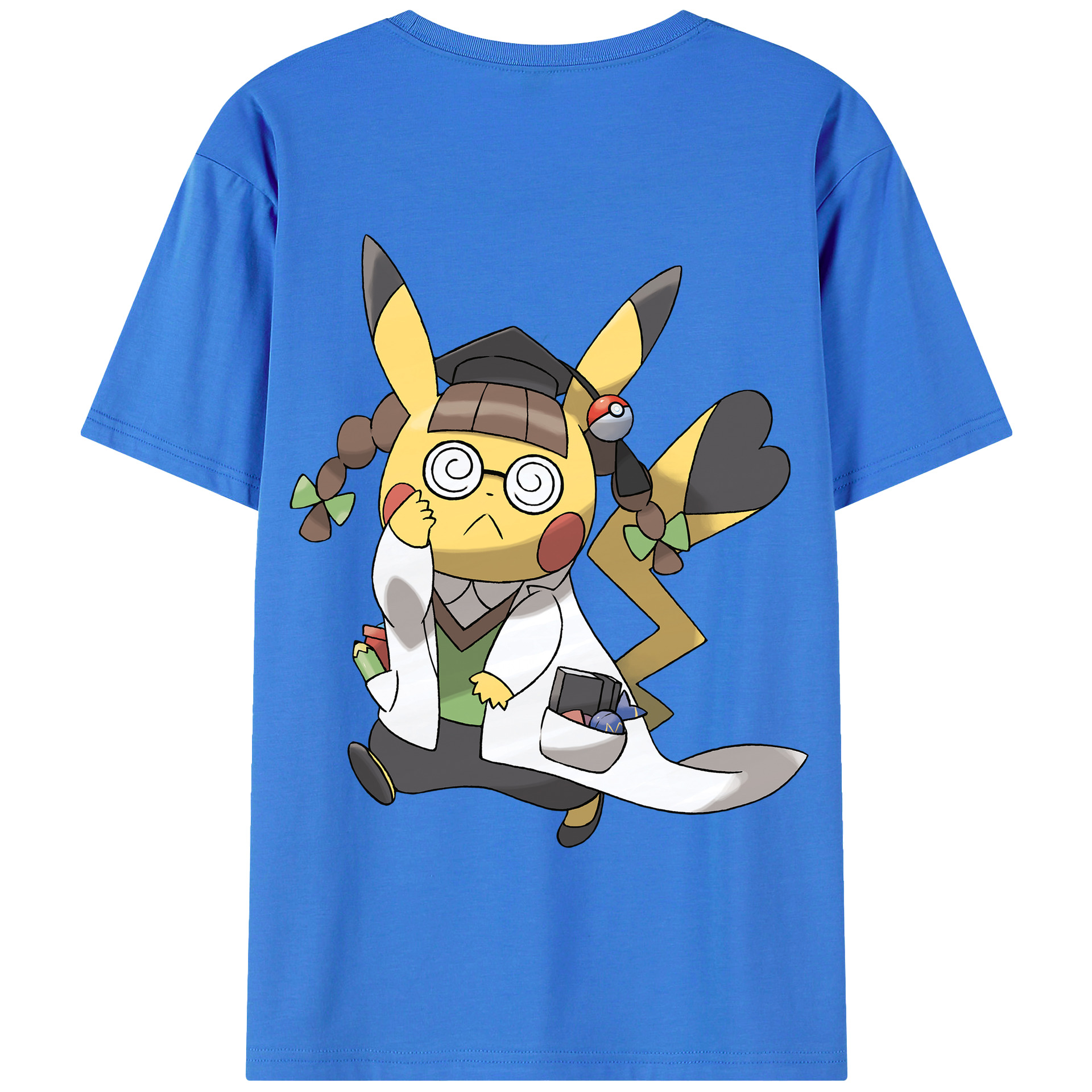 （画像用） ポケットモンスター Pokémon 綿100％半袖Tシャツ（背面プリント）