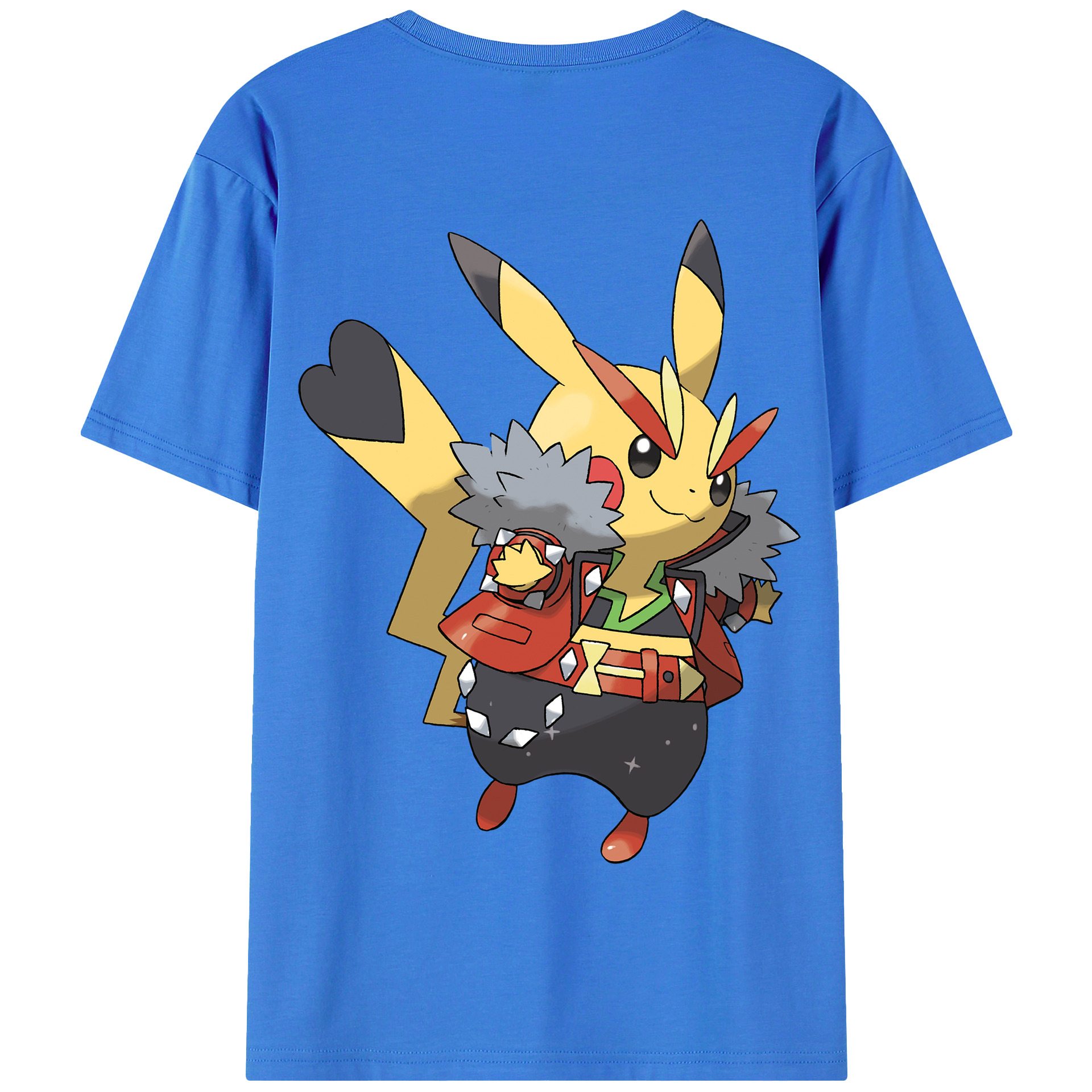 （画像用） ポケットモンスター Pokémon 綿100％半袖Tシャツ（背面プリント）